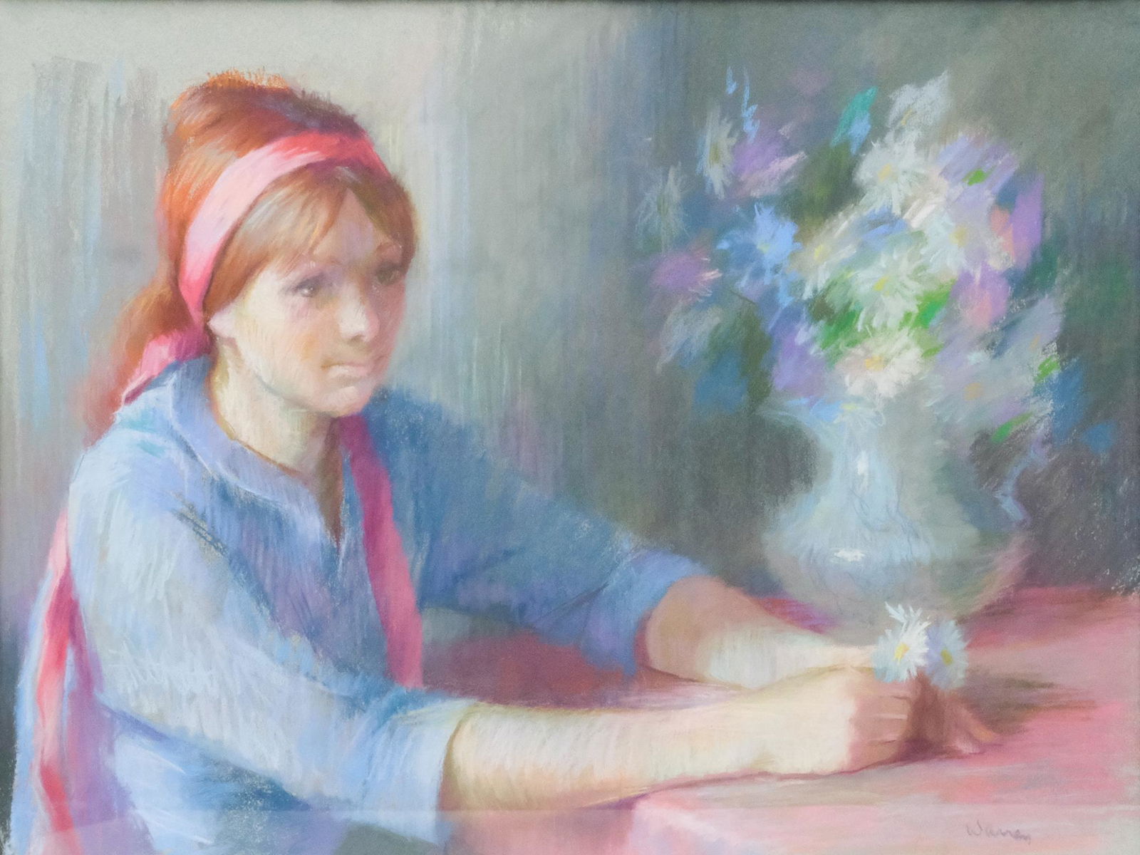 Betty Warren, Woman with Flowers (1 of 6)