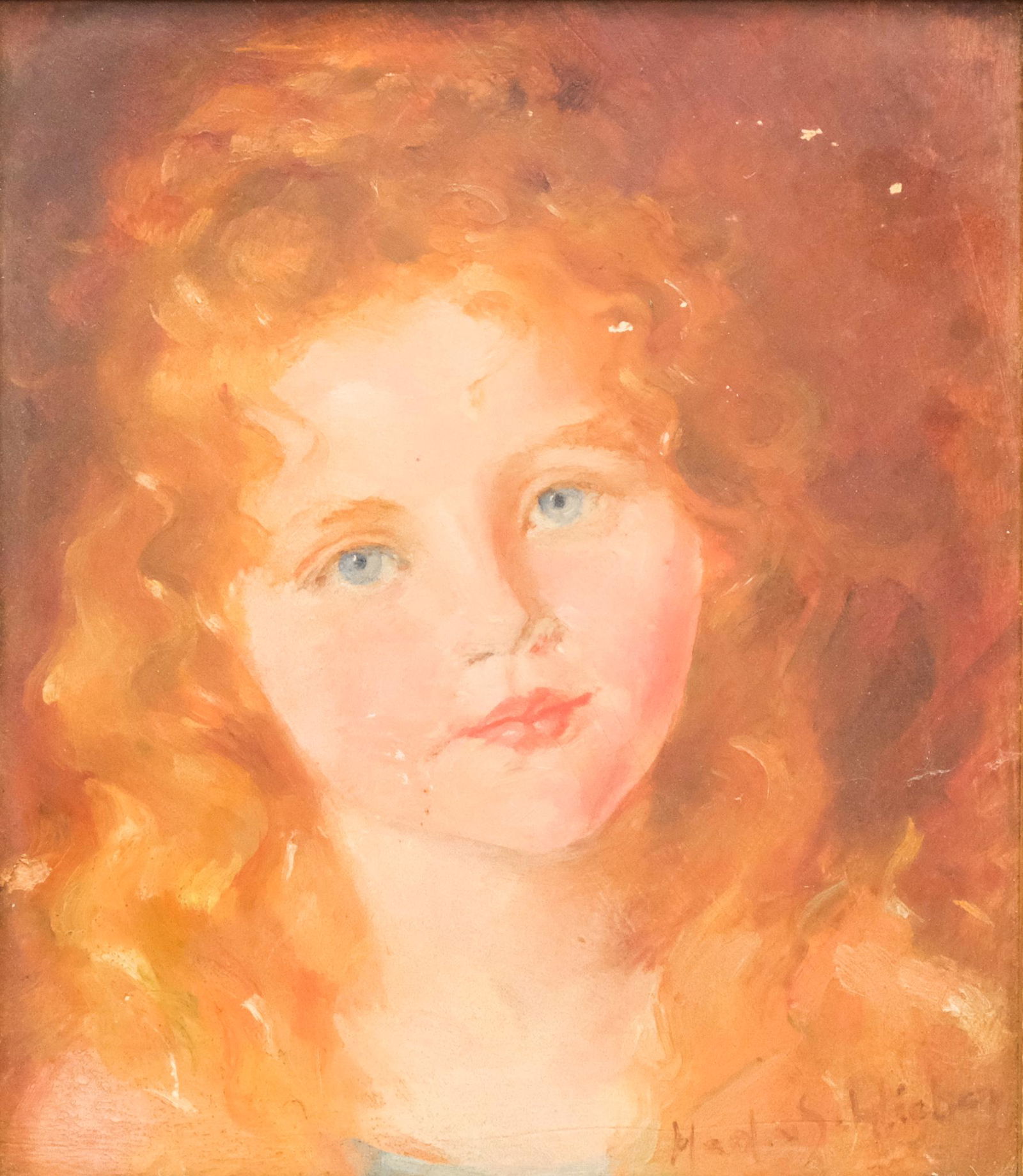 German School, Portrait of a Redhead (1 of 7)