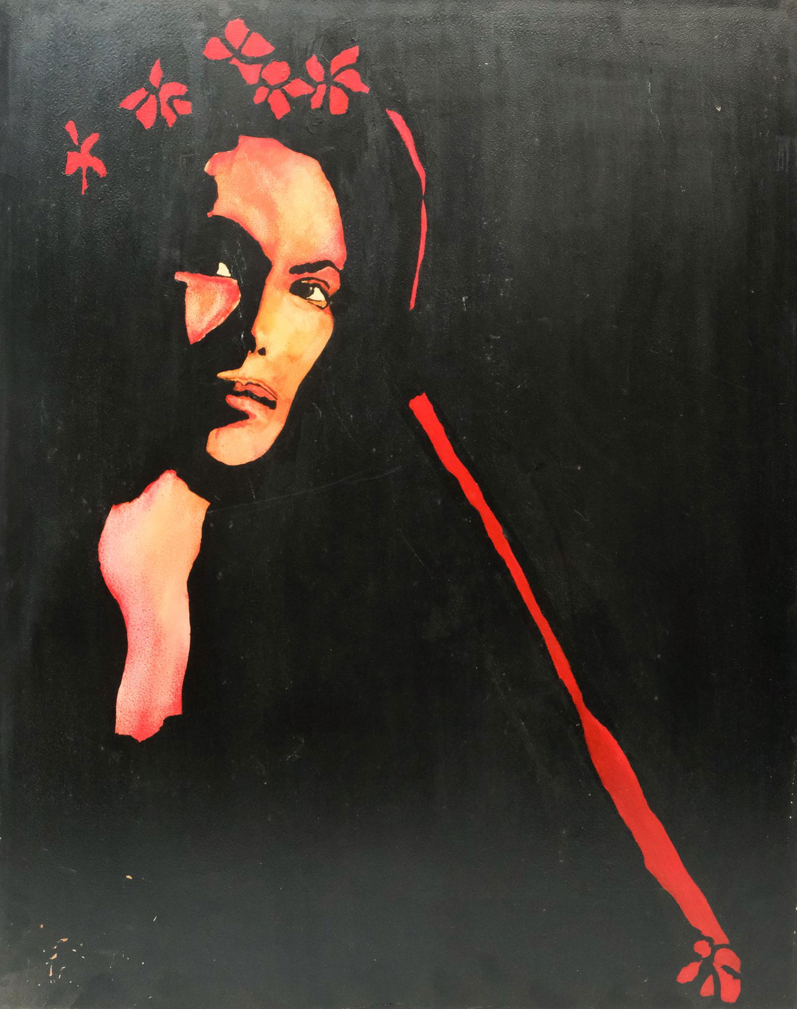 American School, Ladies' Portraits on Masonite (1 of 6)