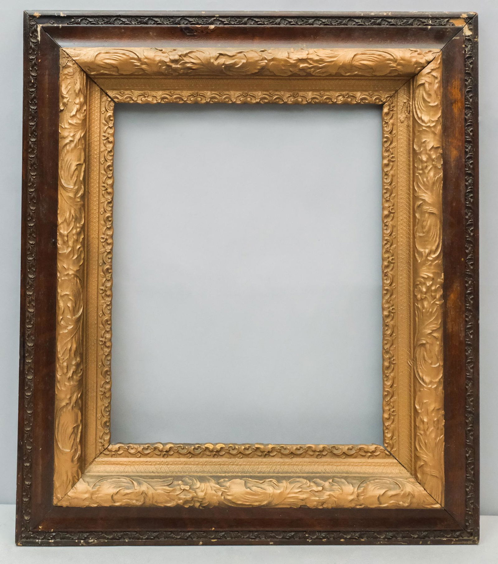 Aesthetic Movement Gilt and Oak Frame (1 of 5)