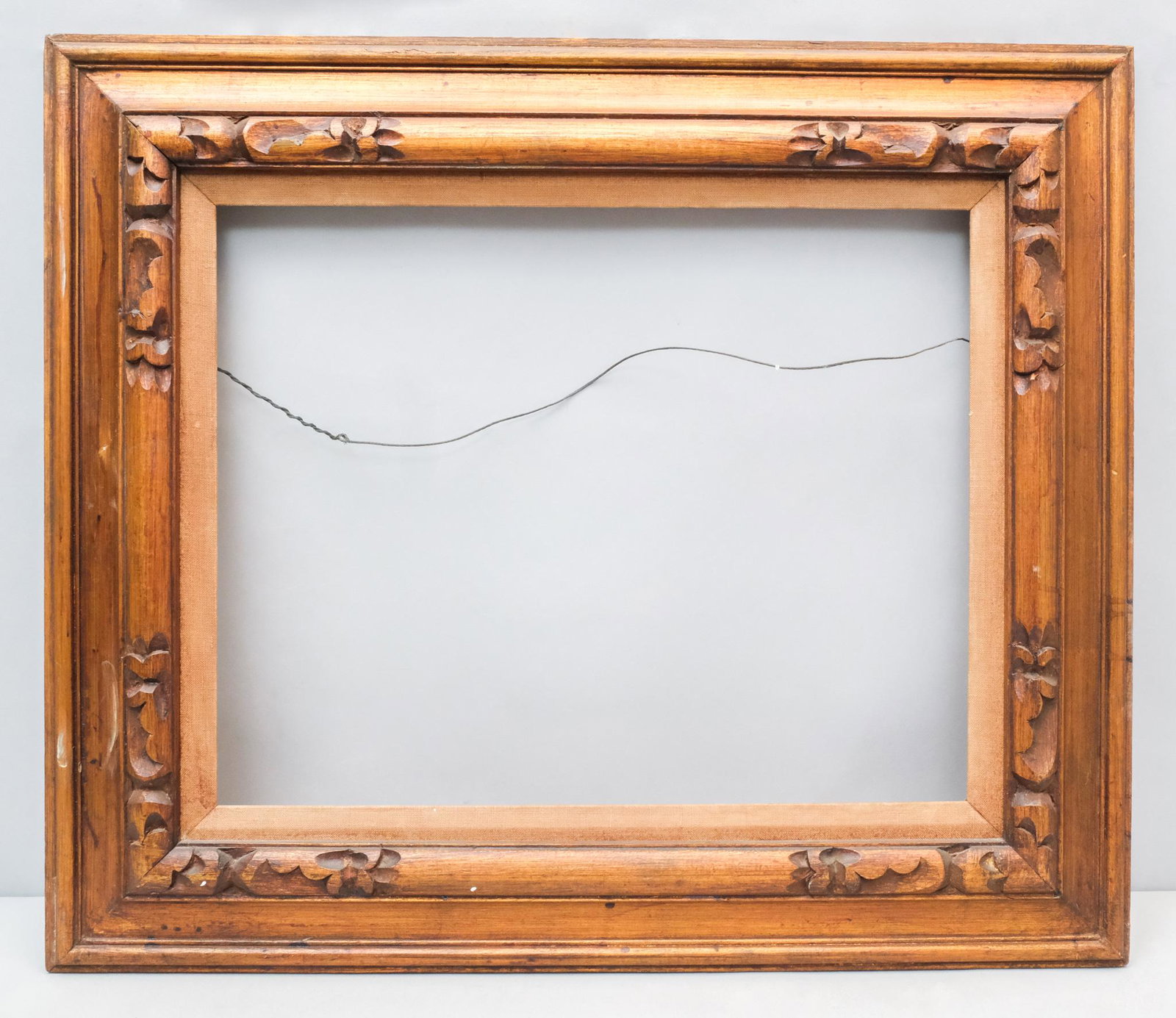 Spanish Baroque Style Modernist Frame: American, ca. 1960, in a great standard size, 24 1/2" x 28 1/4" overall, 16" x 20" rabbet, 4 1/2" width of molding.
