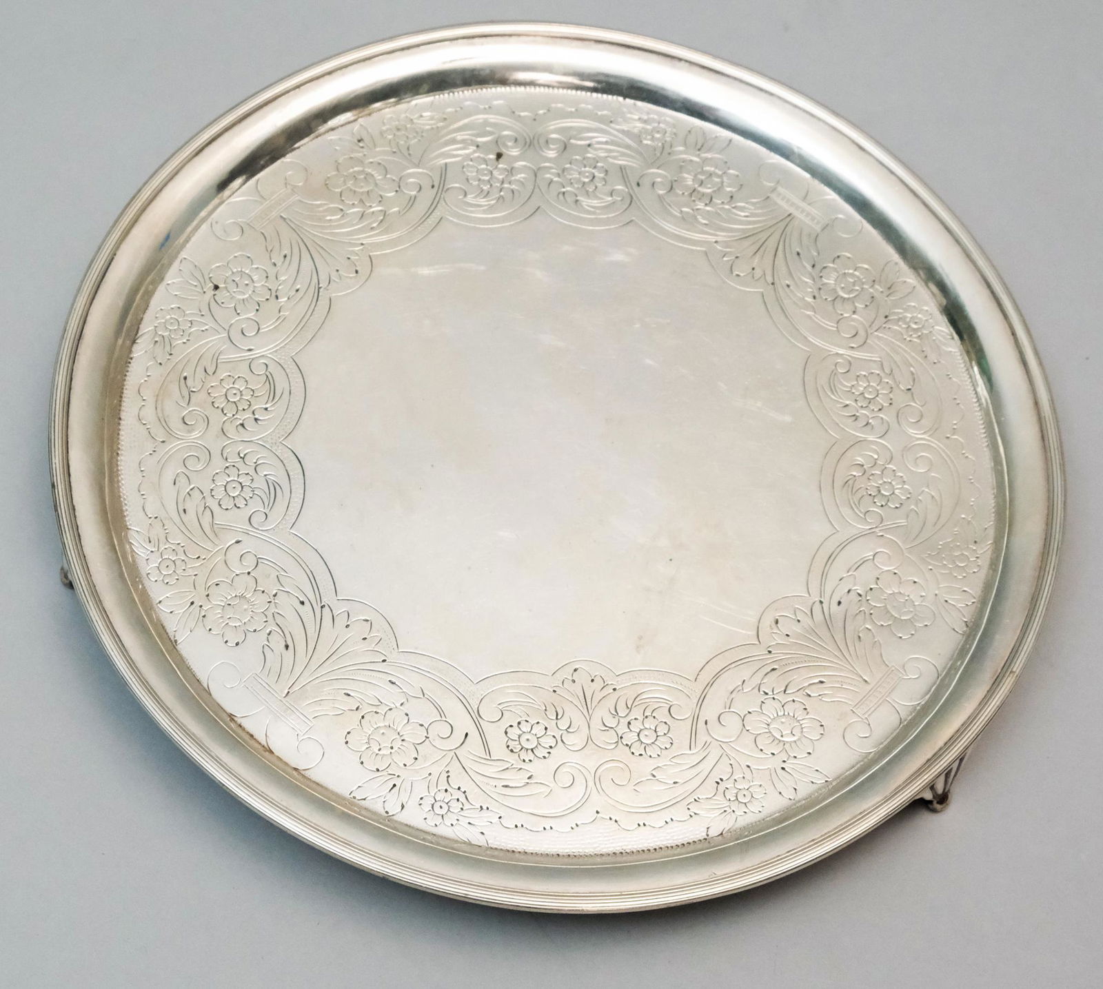 Scottish Sterling Silver Salver Tray (1 of 6)