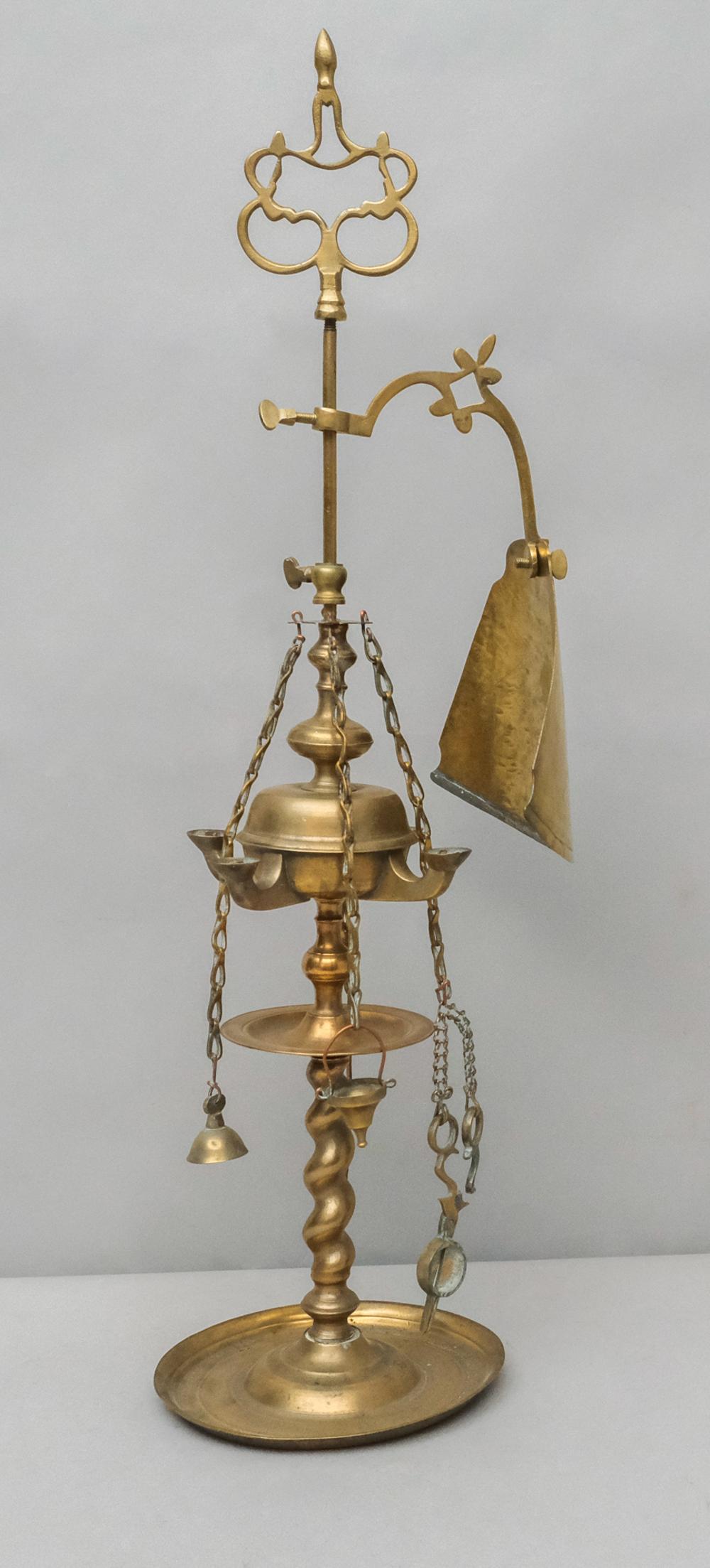 Early 20th C. Brass Hookah/Water Pipe (1 of 7)