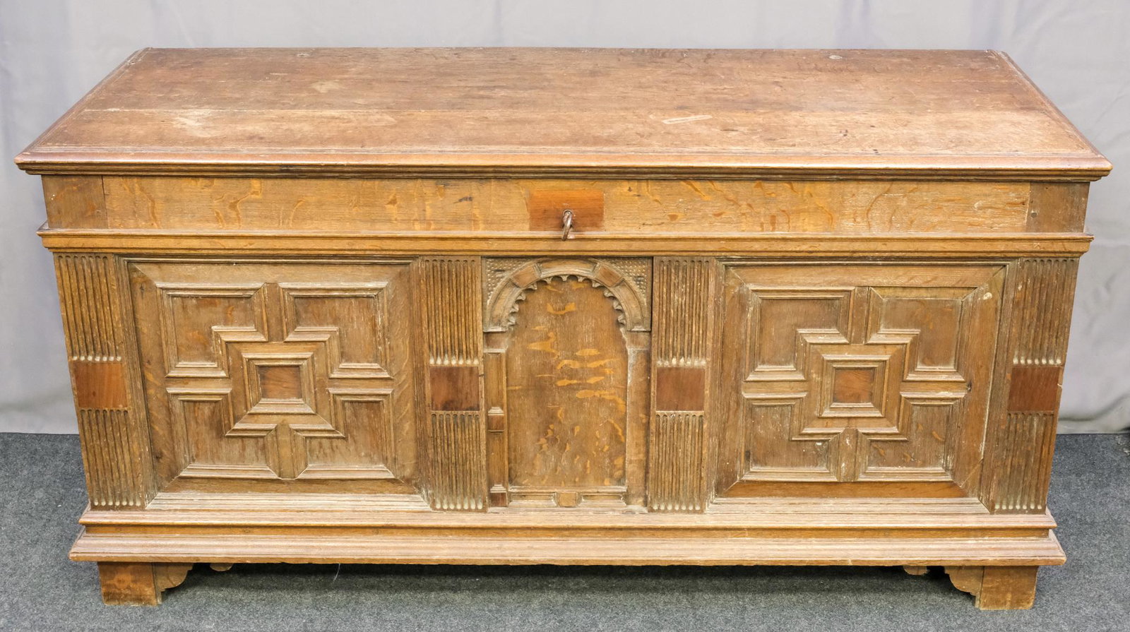 18th C. Oak Cassonne Blanket Chest (1 of 8)