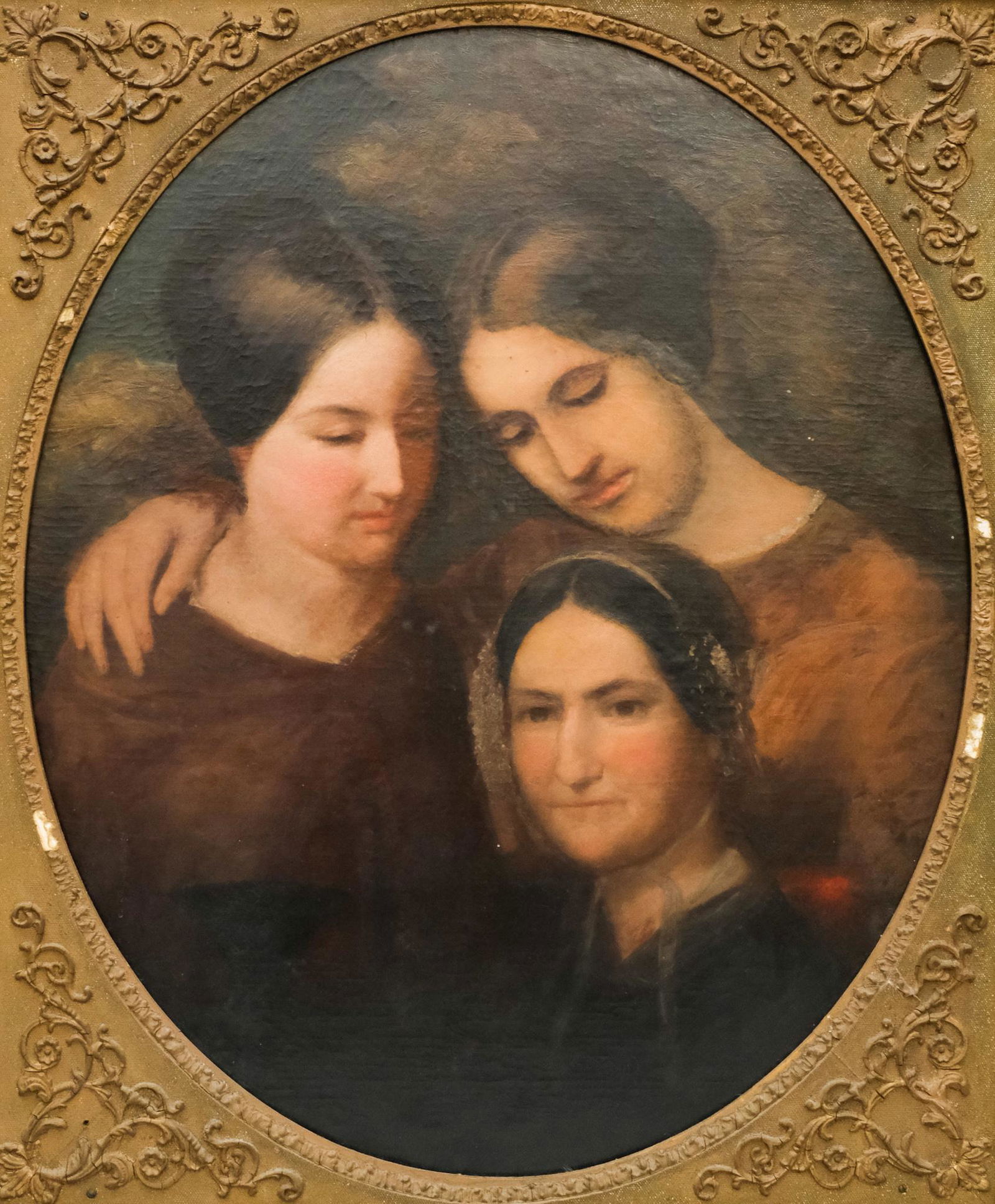 American School, Portrait of Three Sisters (1 of 5)
