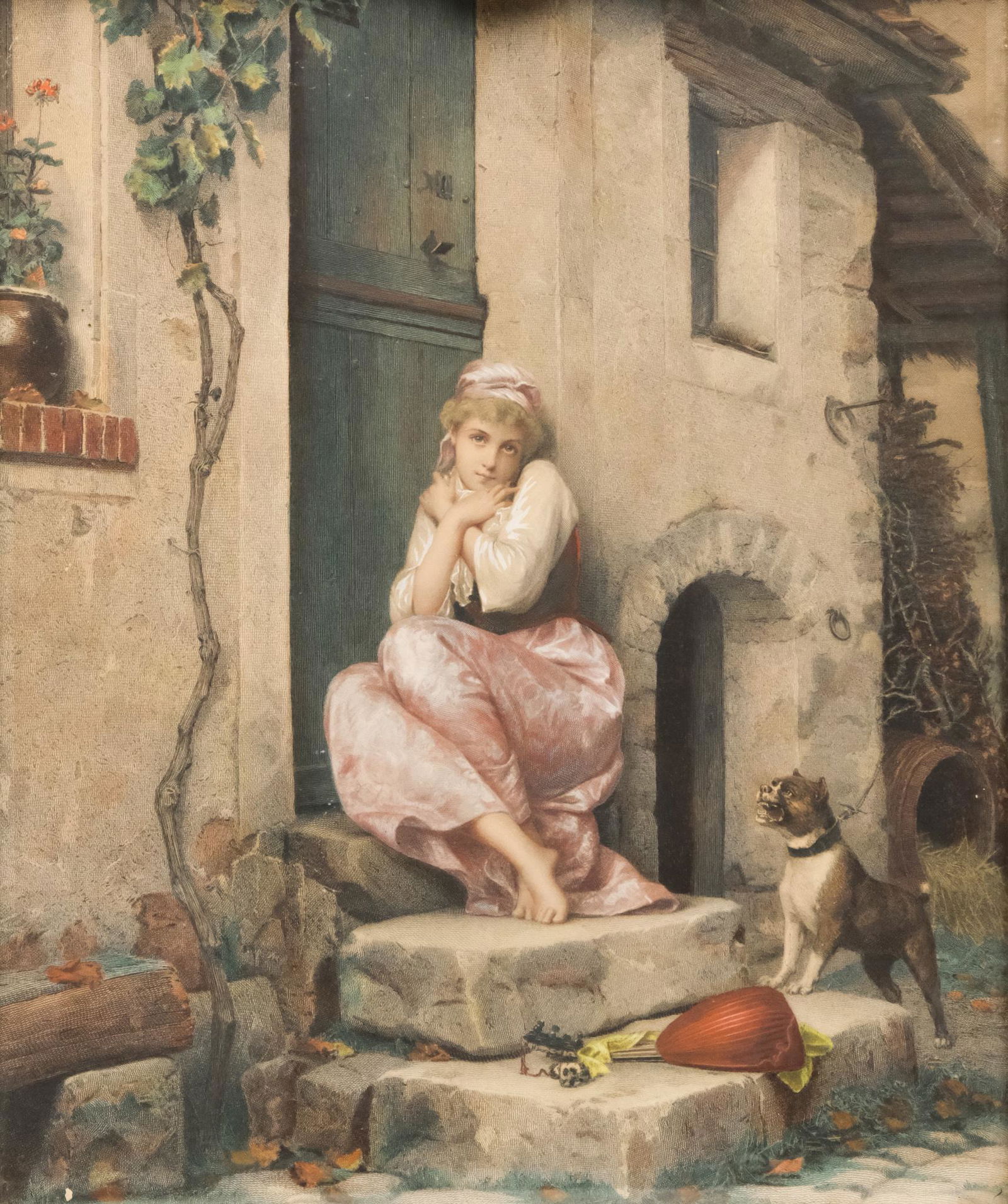 After Emile Pierre Metzmacher, "La Cigale" Etching (1 of 5)