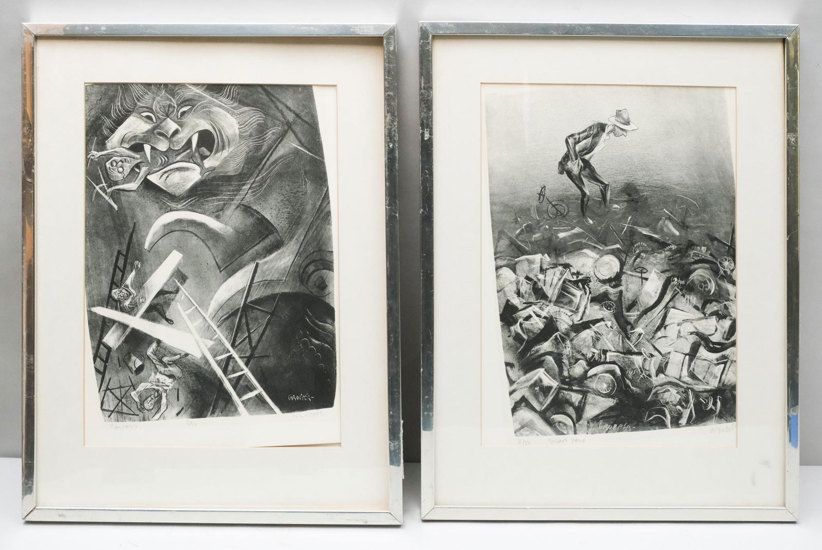 William Gropper, Two Signed Lithographs (1 of 14)