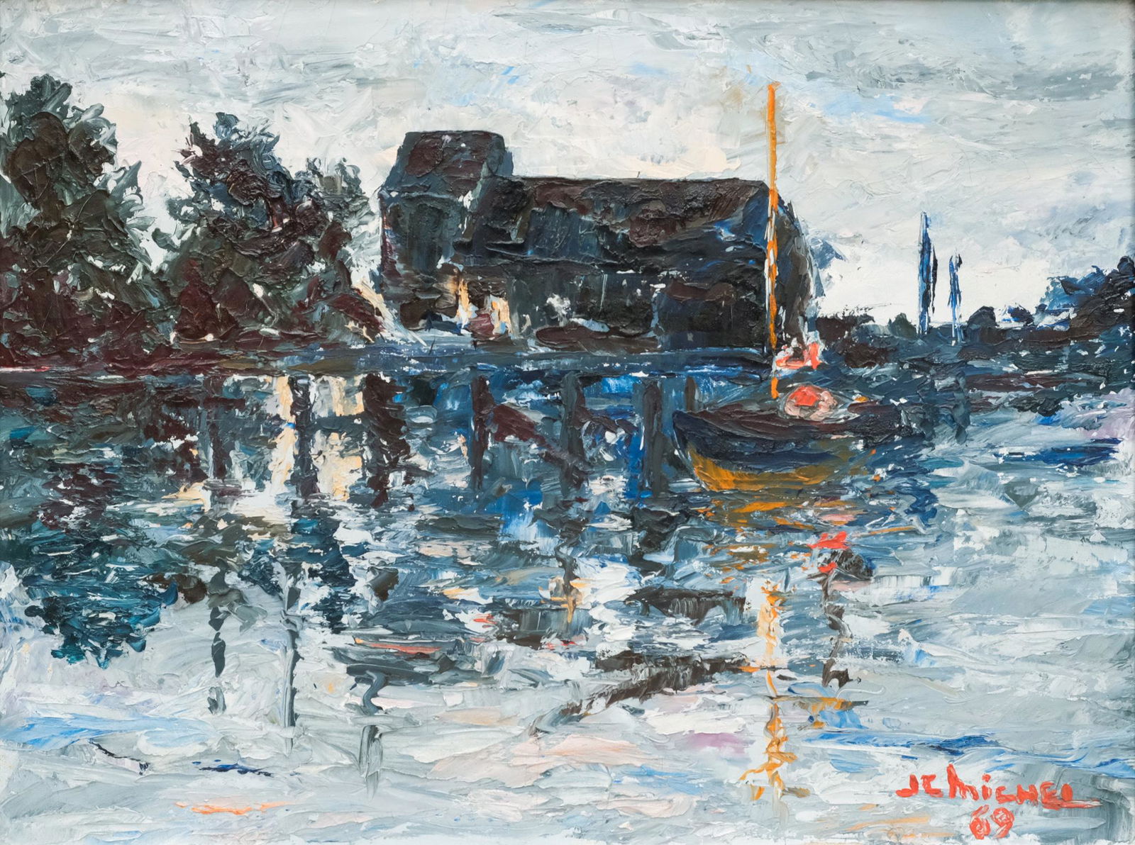 J. C. Michel, Dock Scene (1 of 6)