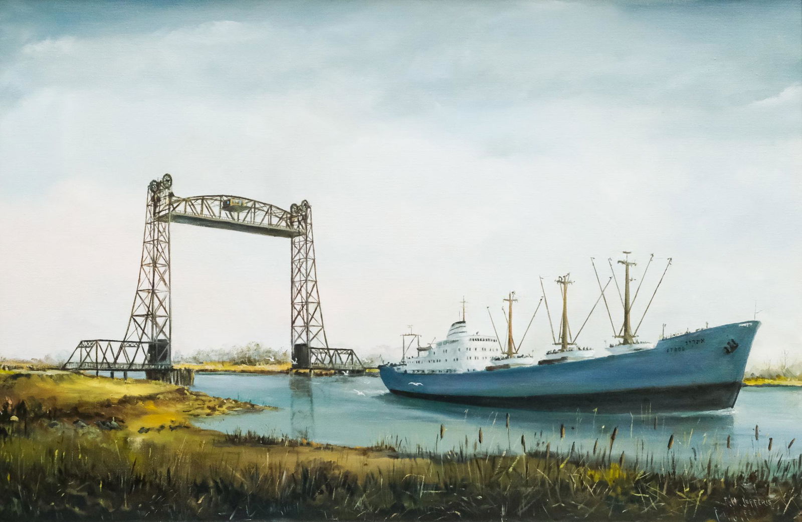 Frank H. Jefferis, "Reedy Point Bridge" (1 of 9)