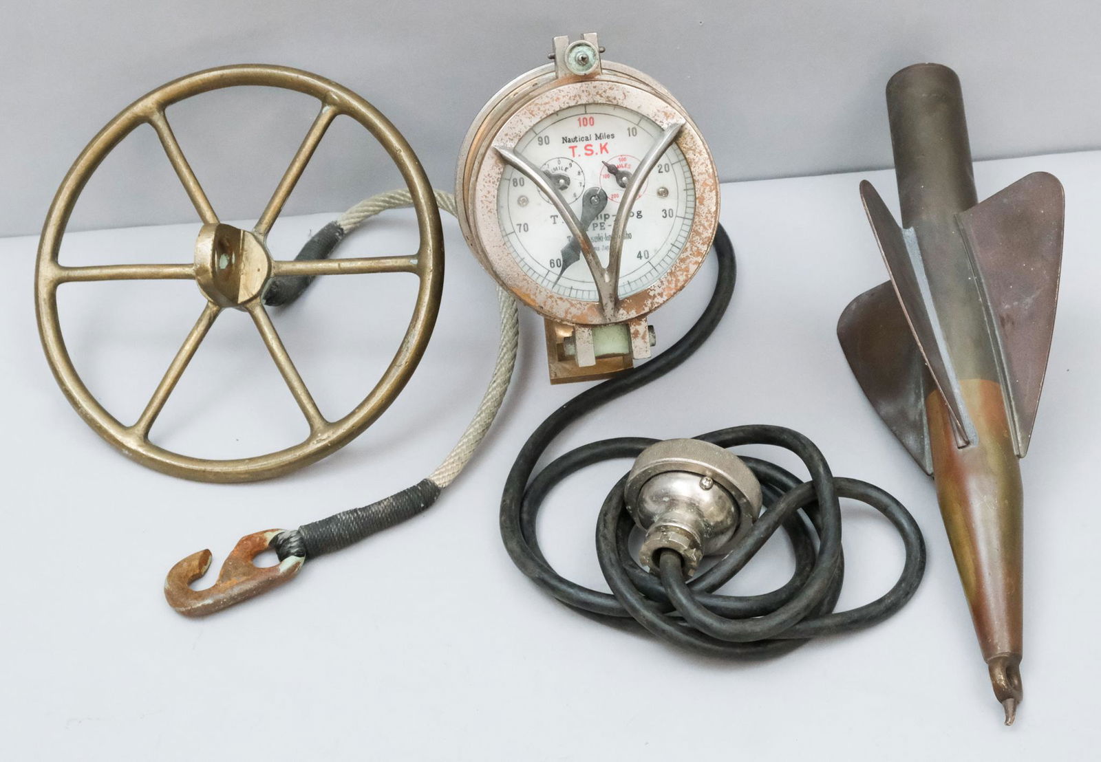 T.S.K. Tsurumi-Seiki-Kosakusho Taffrail Log (1 of 15)