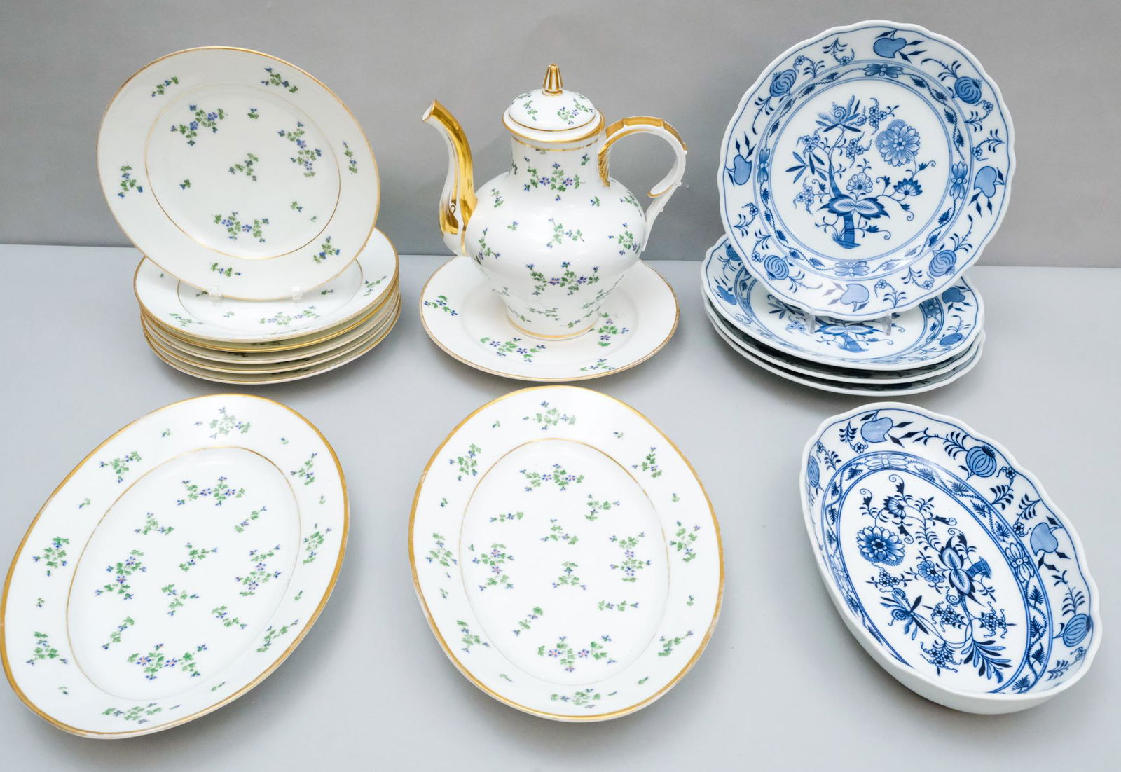 Lot of Meissen "Blue Onion" Porcelain & Others (1 of 13)