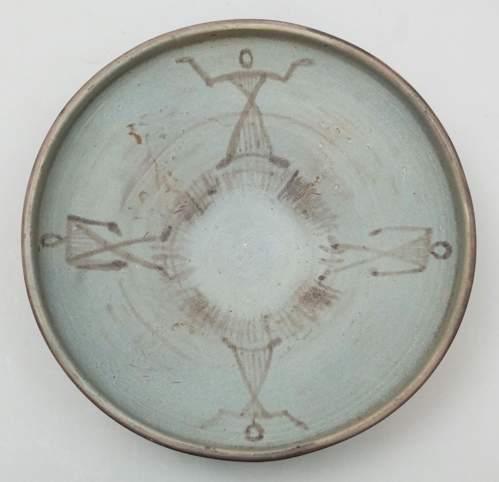 Hand Painted Artist Signed Ceramic Bowl (1 of 8)