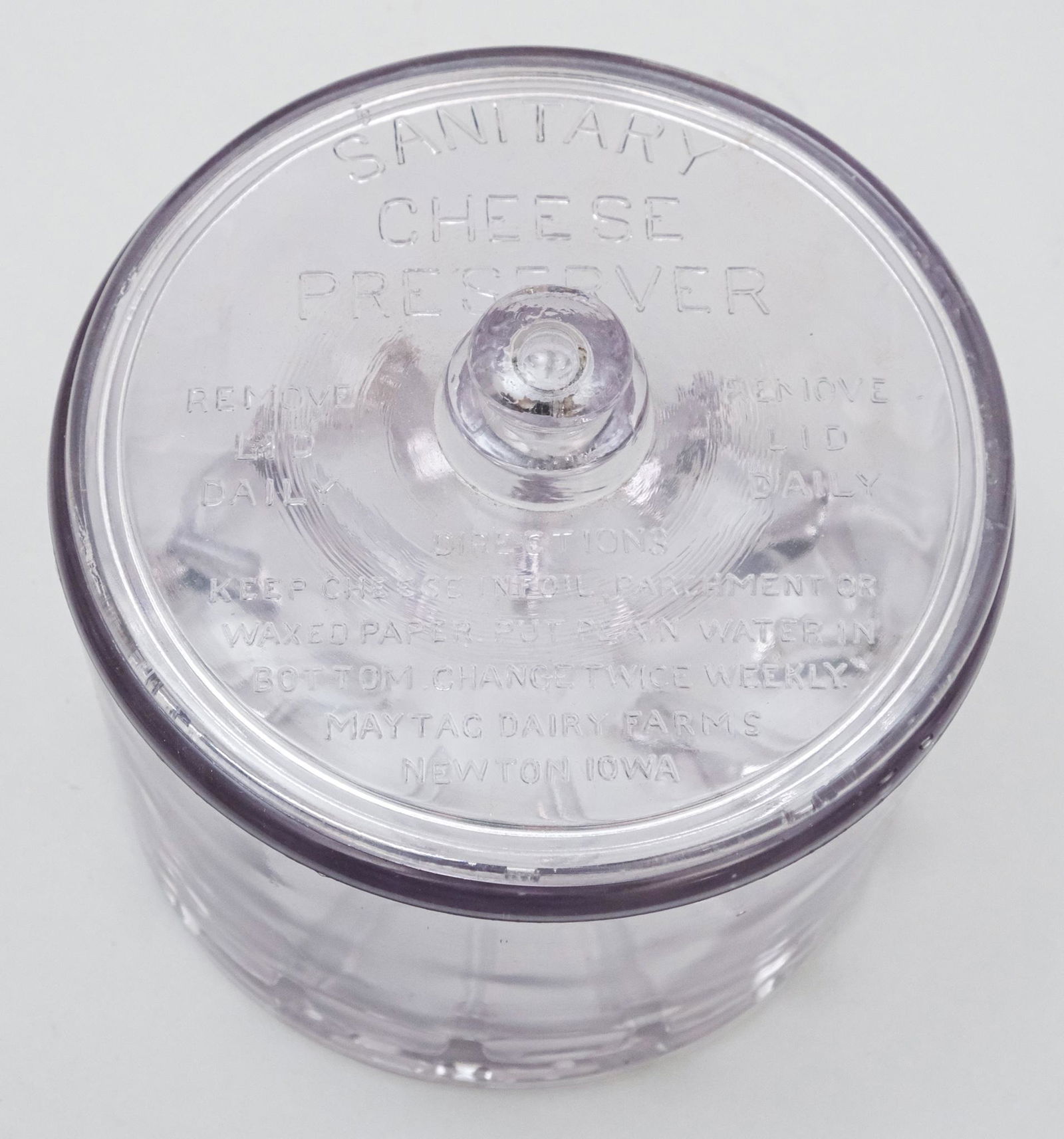 Antique Maytag Sanitary Cheese Preserver Jar (1 of 11)