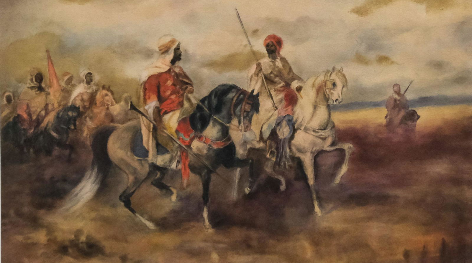European School, Arabs on Horseback (1 of 4)
