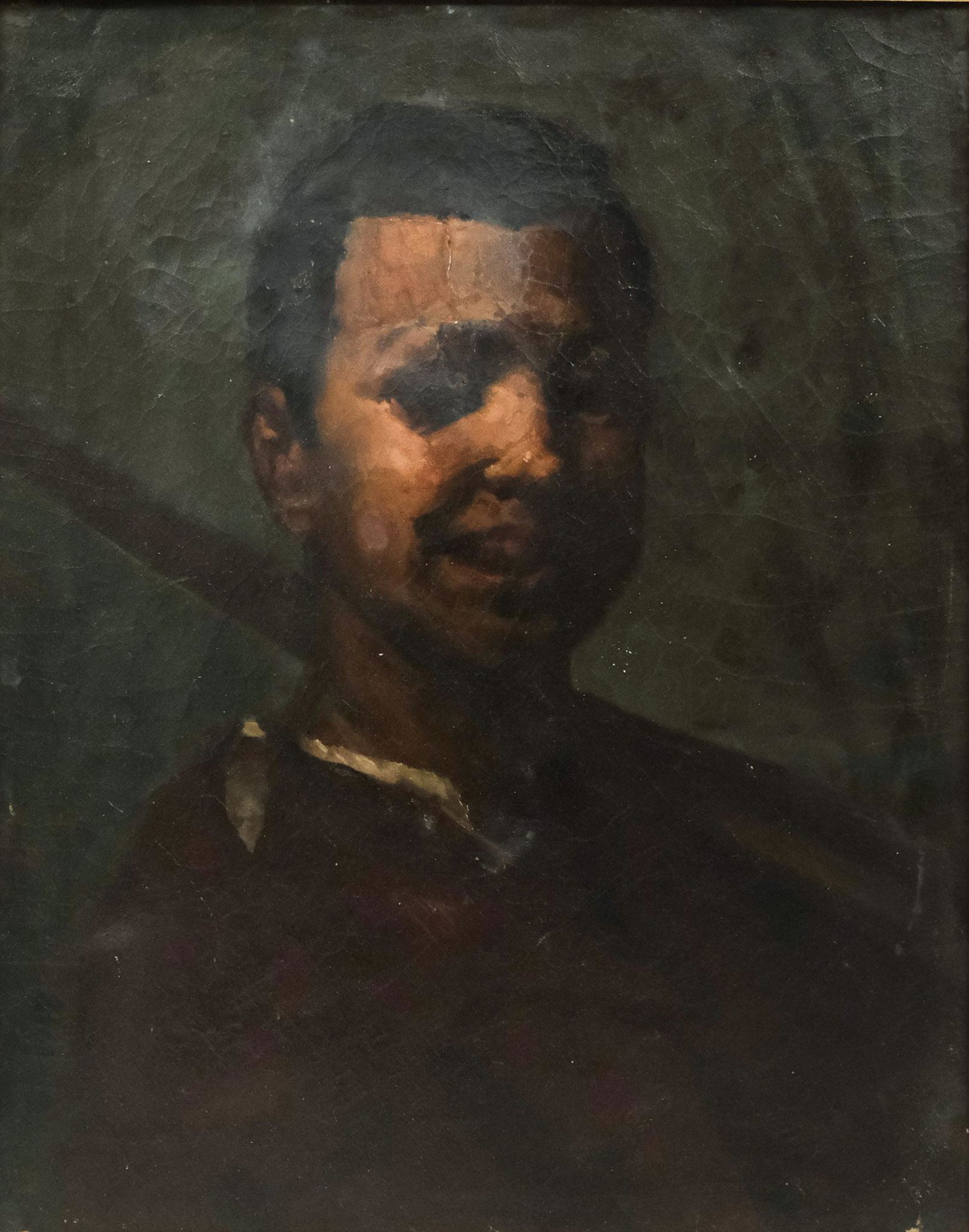 American School, Portrait of a Grinning Man (1 of 5)