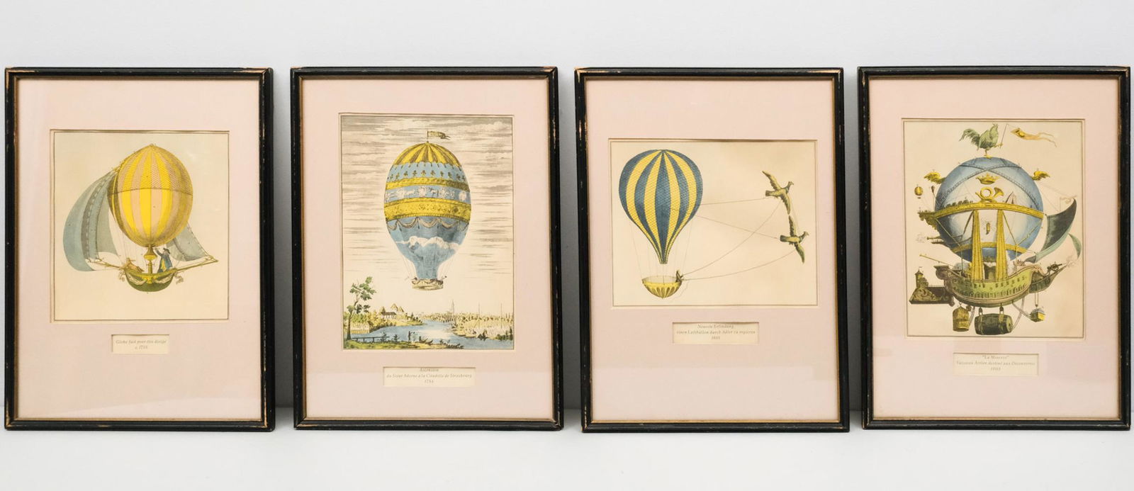Collection of 4 Hot Air Balloon Prints (1 of 6)