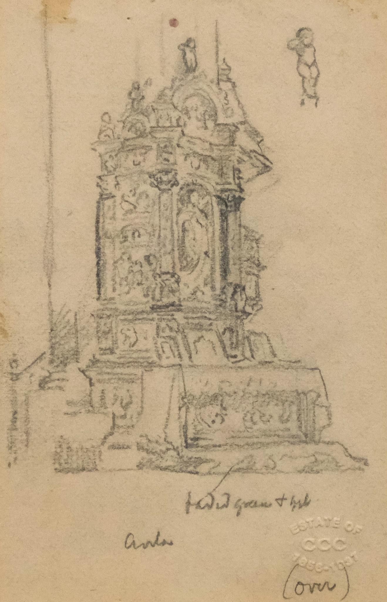 Colin Campbell Cooper, "Study of an Altar" (1 of 5)