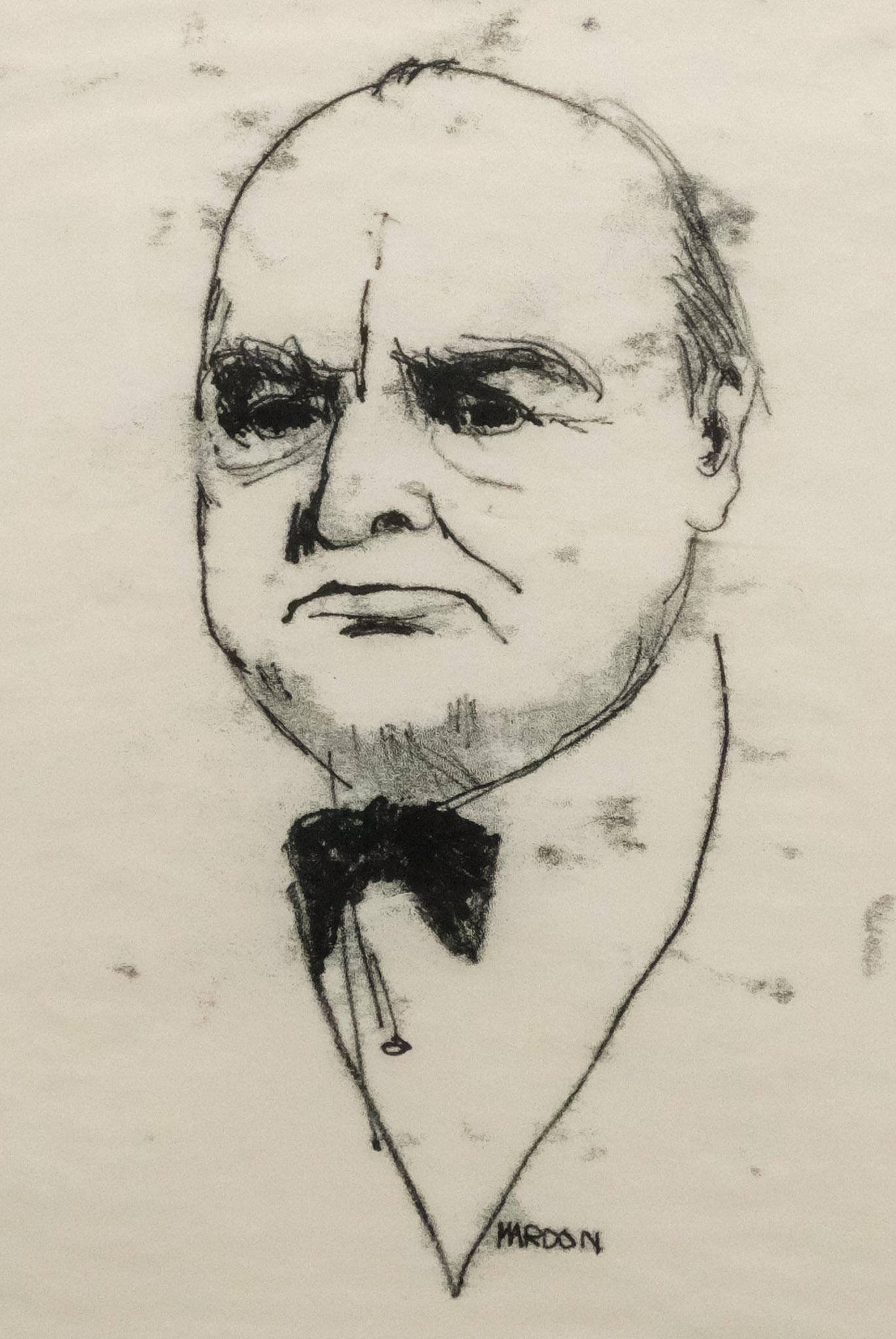 Allan Mardon, Portrait of an Older Man (1 of 7)