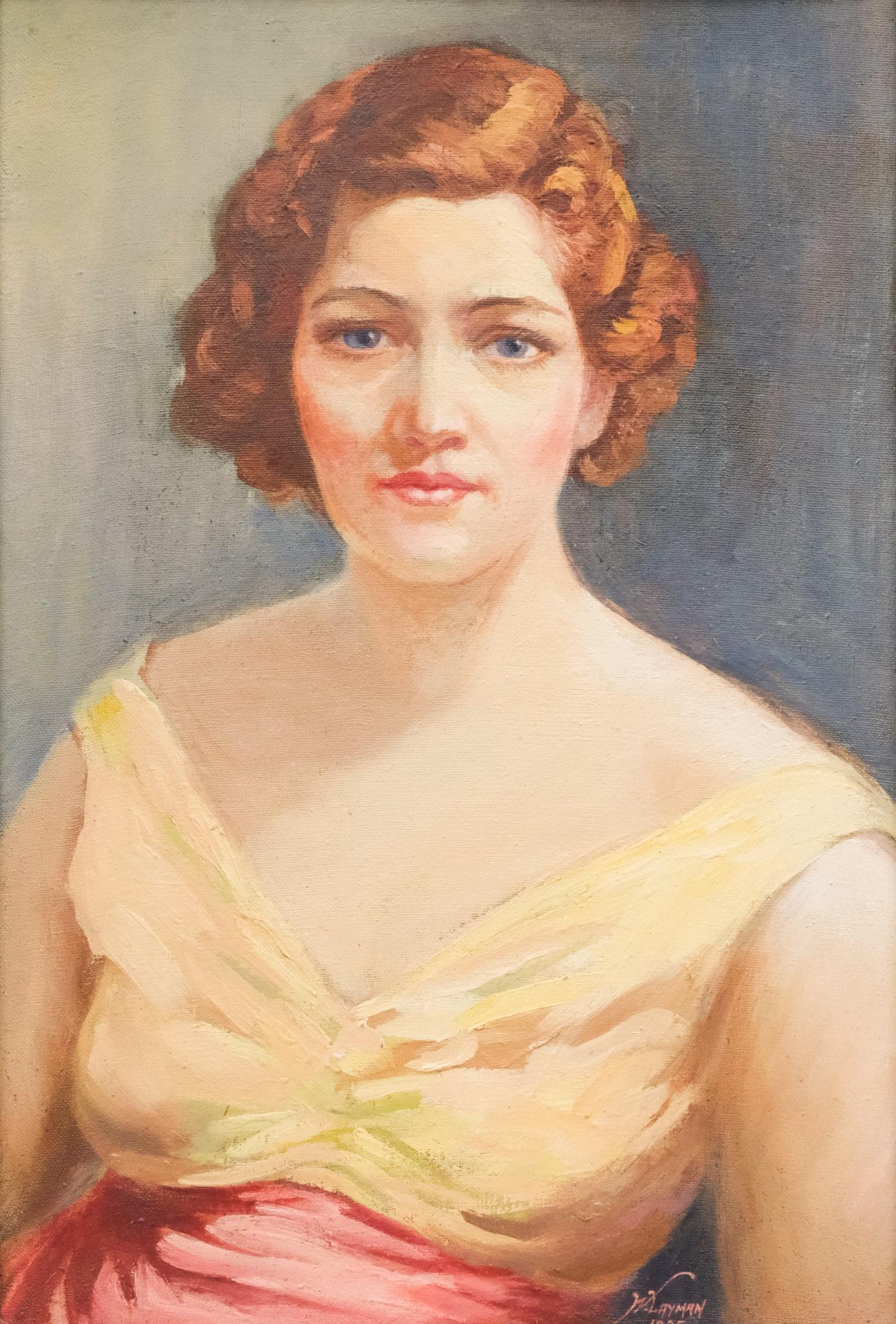 Walter Layman, Portrait of a Red-Haired Woman (1 of 6)
