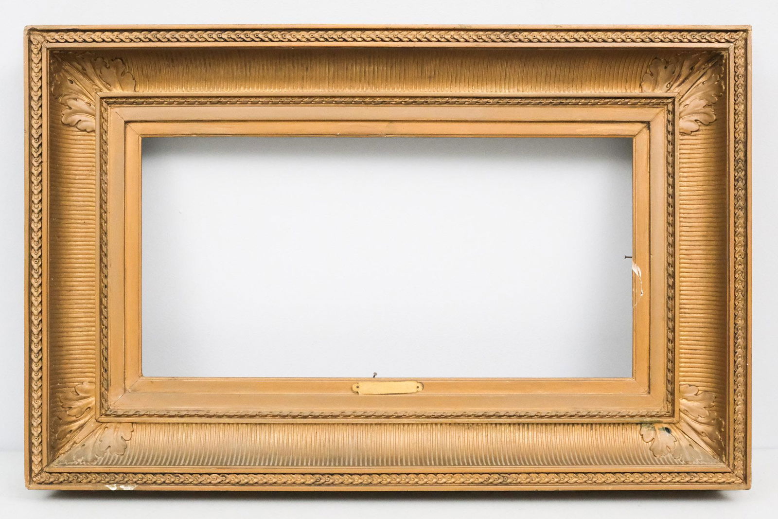 French Neoclassical Fluted Cove Gilt Frame (1 of 4)