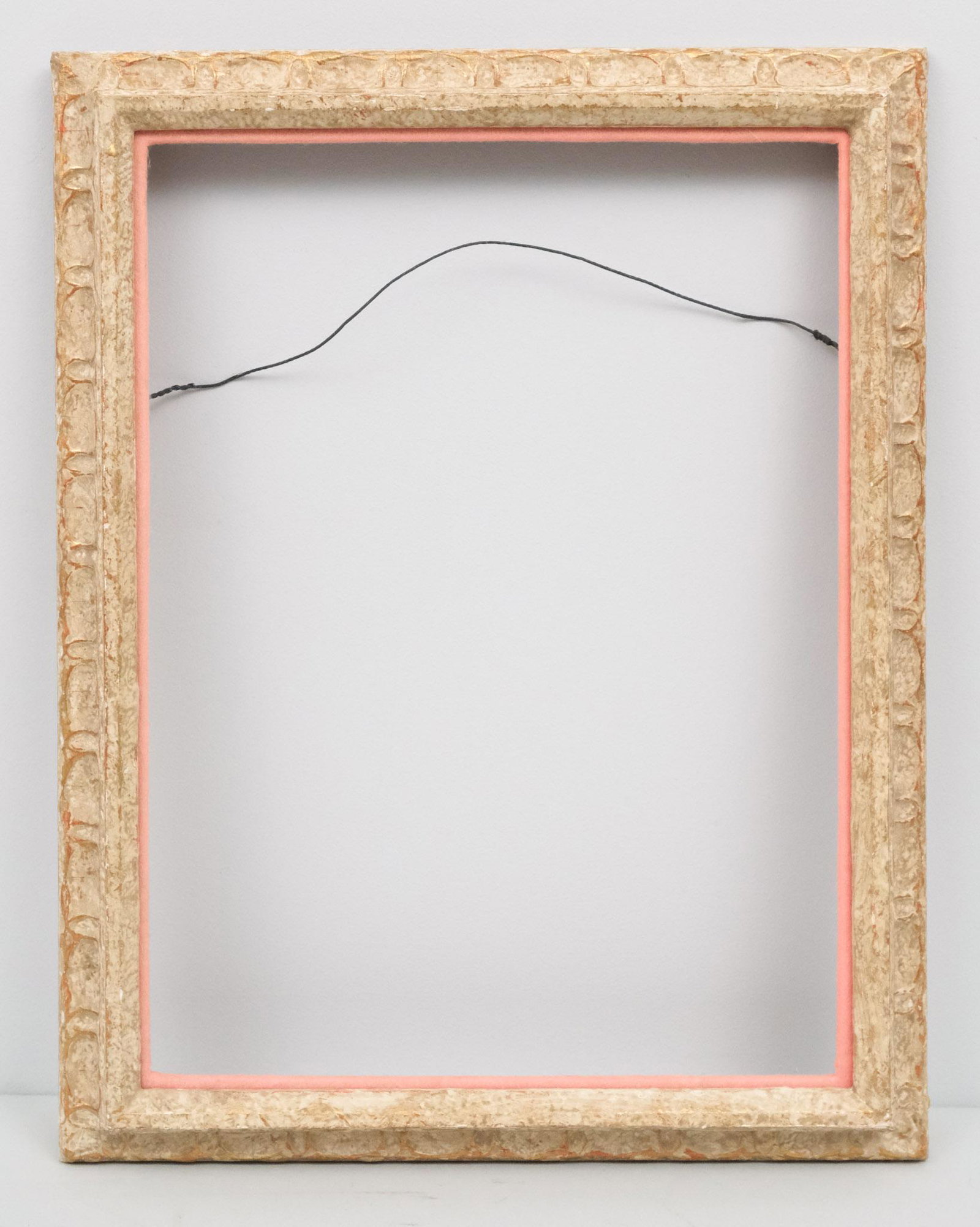 American Arts & Crafts Gilt Frame: American, circa 1910, with felt-wrapped liner, 18 1/4" x 23 1/4" overall, 14 1/2" x 19 1/2" rabbet, 2" molding.