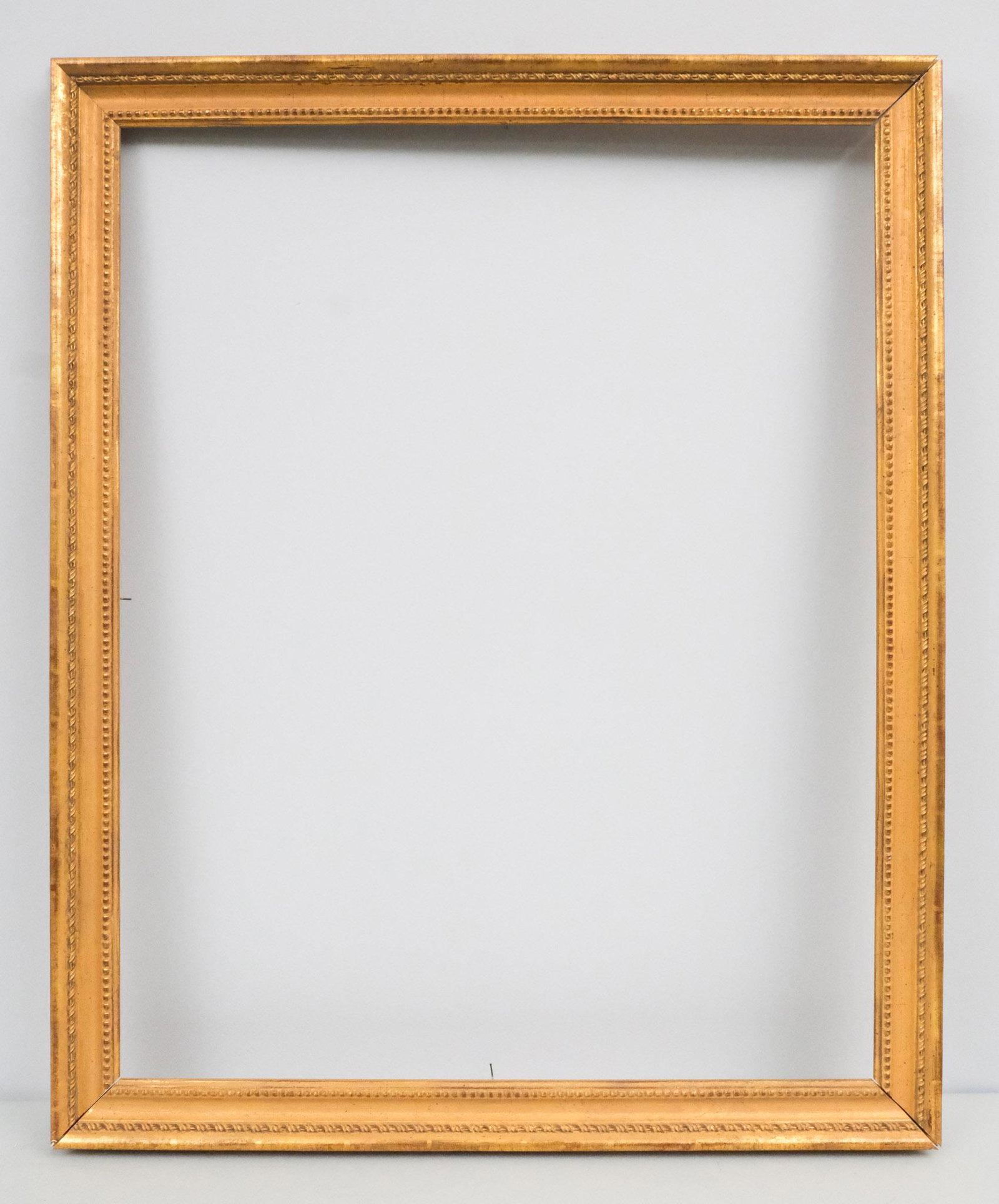 Custom Carlo Maratta Giltwood Frame: American, 20th century. Overall 31 1/2" x 38 1/2", Rabbet 27" x 34", Molding 2 1/2"