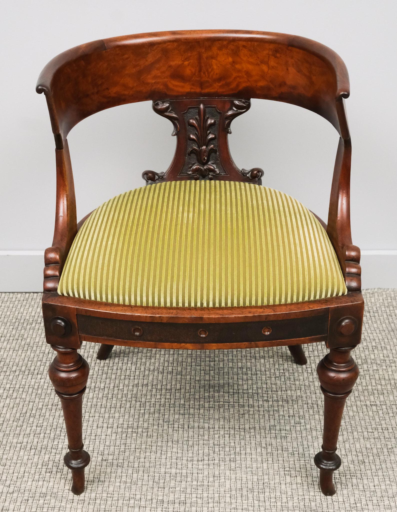 Antique Biedermeier Roundabout Armchair (1 of 8)