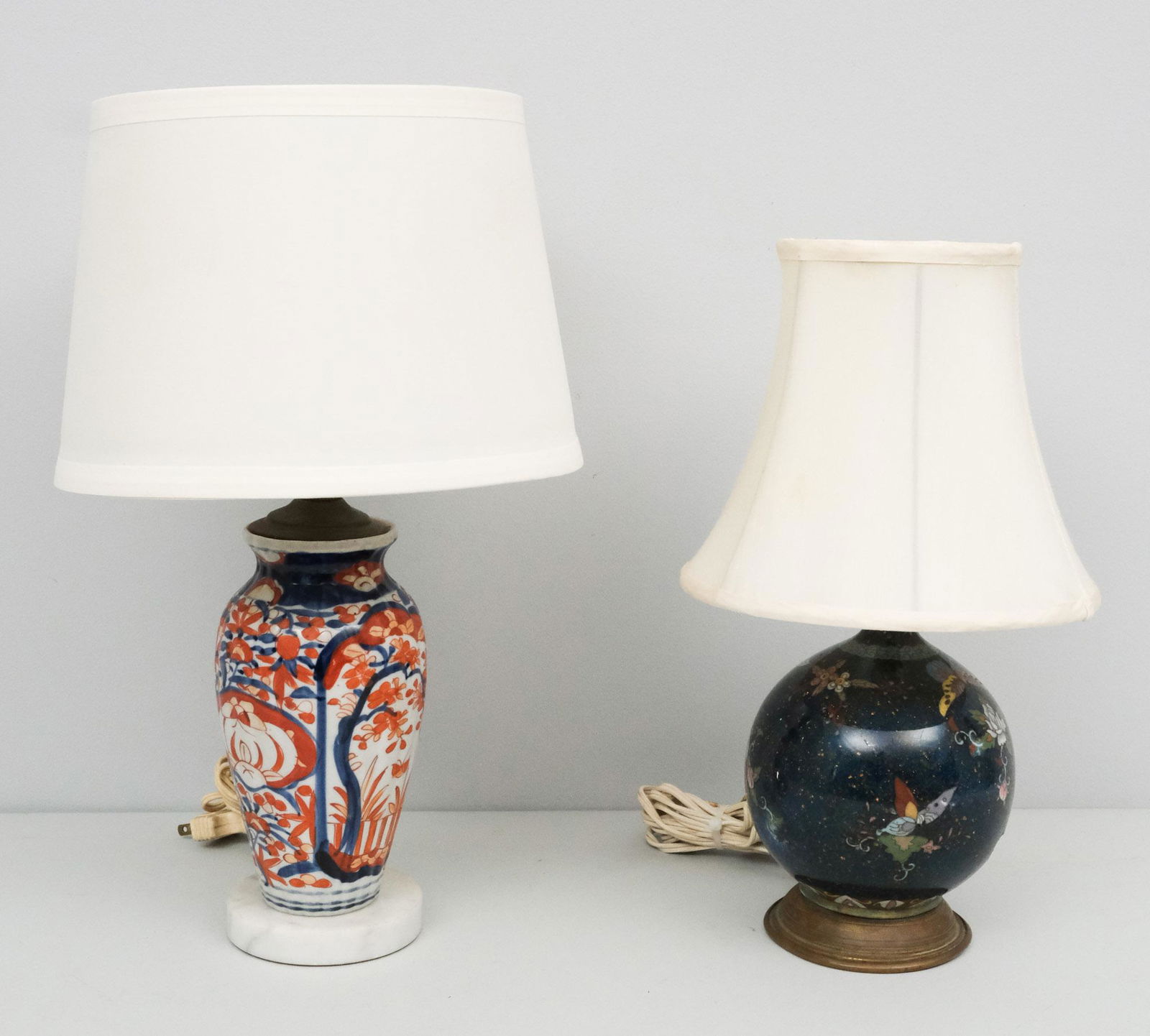 Lot of 2 Antique Japanese Lamps (1 of 8)