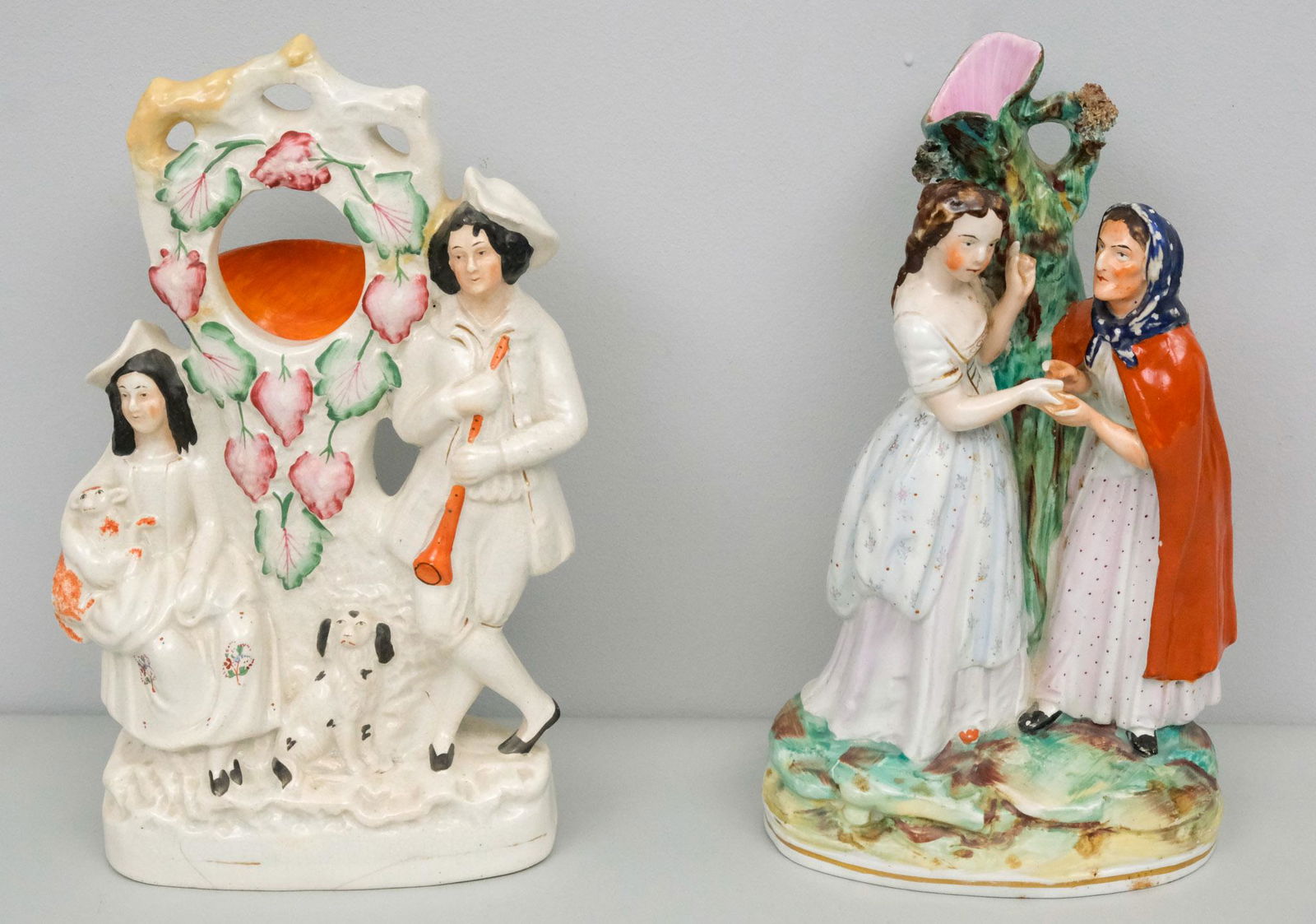 Two Large Staffordshire Figural Groups (1 of 8)