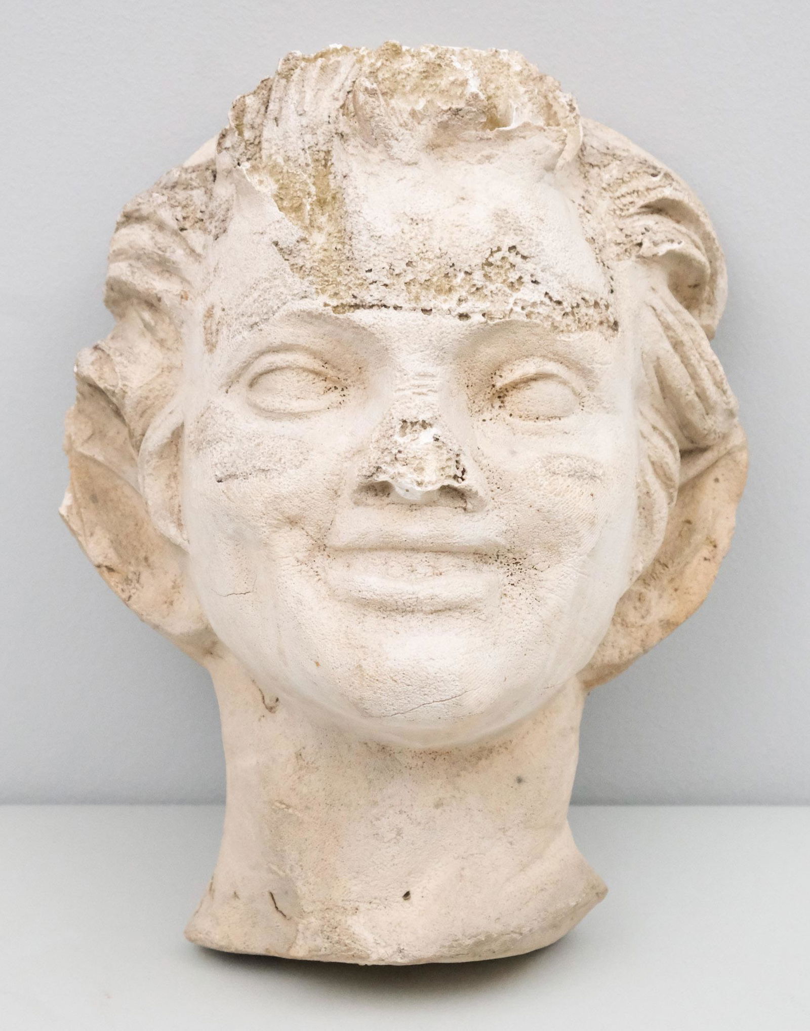Plaster Sculpture of the Face of Bacchus (1 of 6)