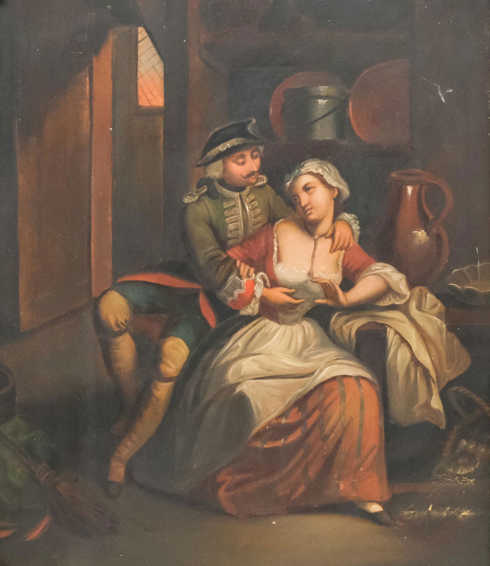 European School, Flirtation Genre Scene (1 of 4)