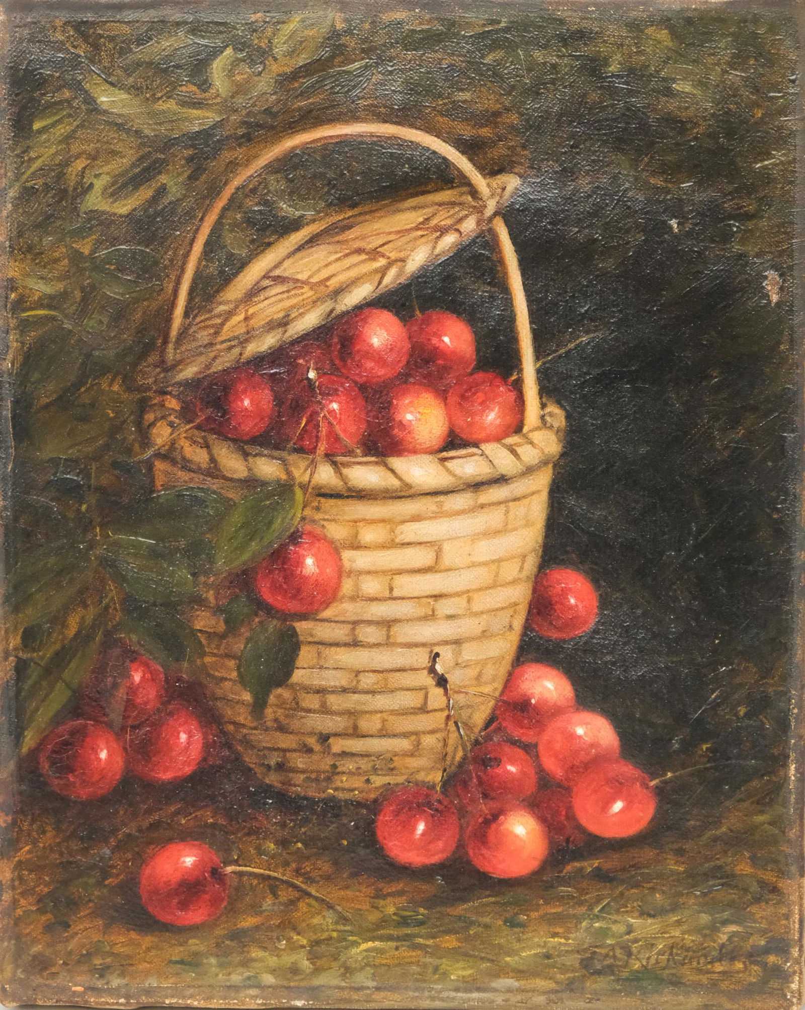 Addison Richards, Basket of Cherries (1 of 6)