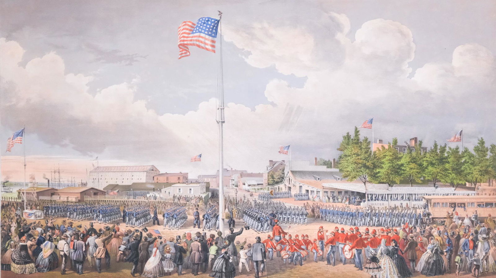 James Queen, "Union Volunteer Refreshment Saloon" (1 of 10)