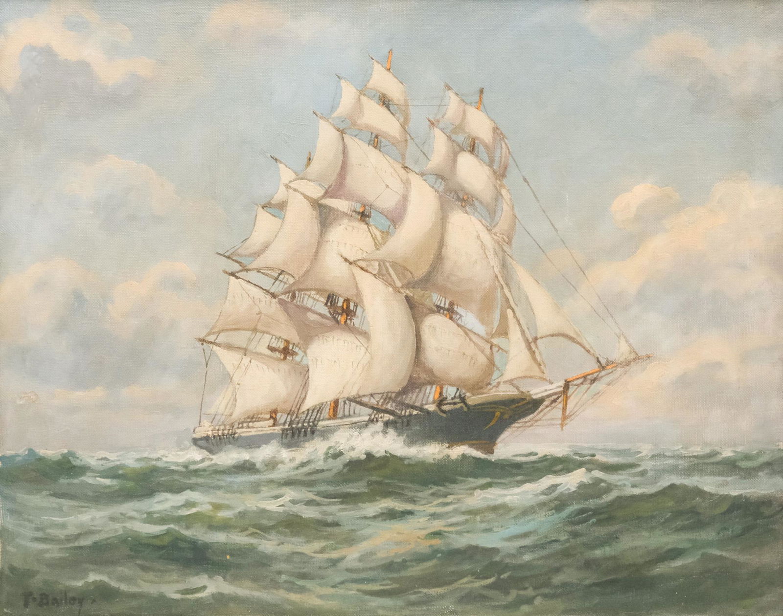 T. Bailey, "Clipper Ship" (1 of 7)