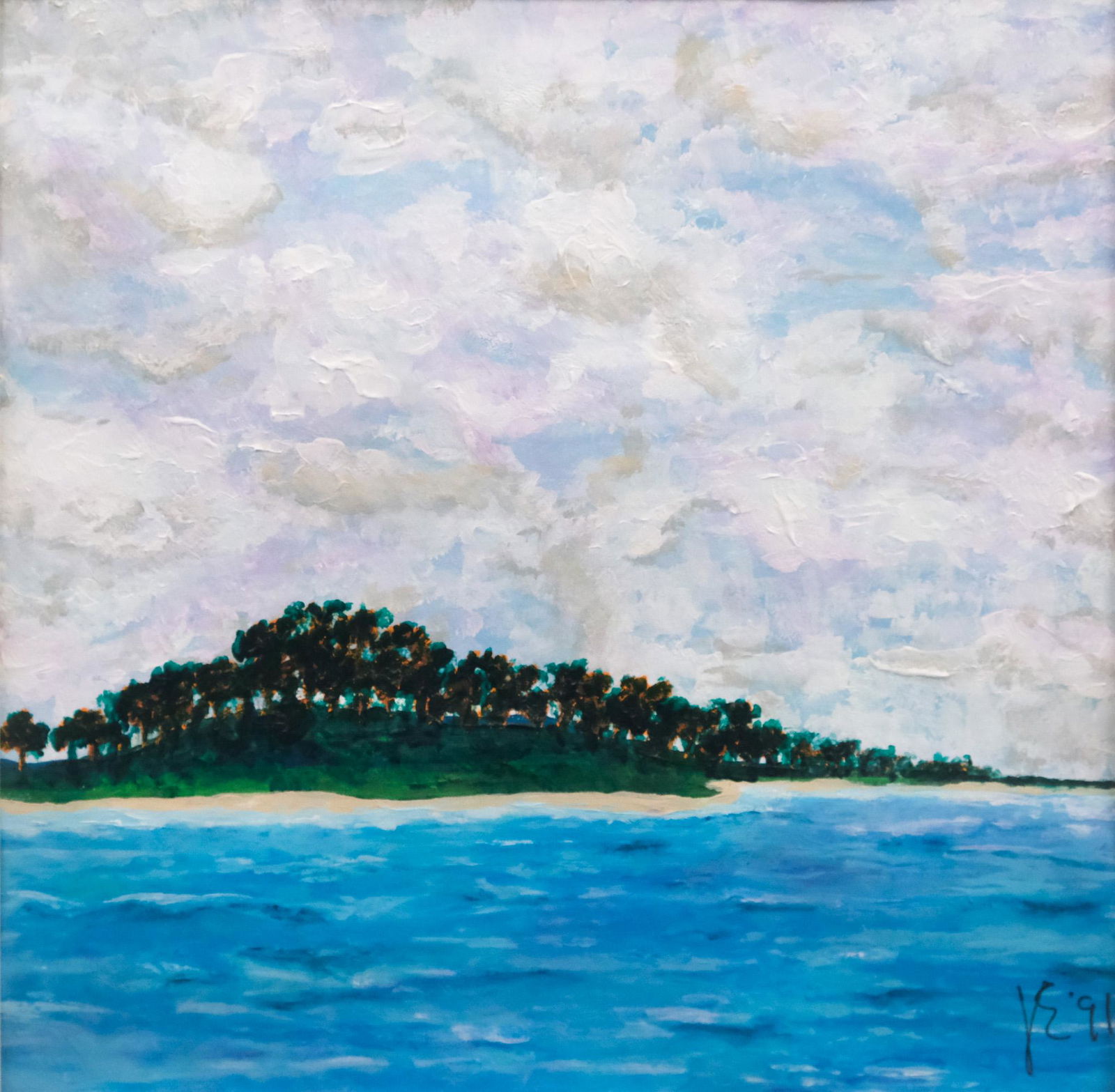 American School, View of an Island from the Sea (1 of 5)