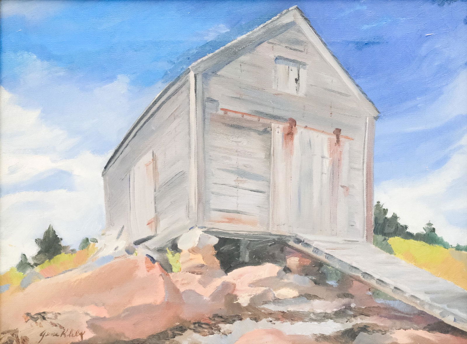 Gene Klebe, Barn on a Hill (1 of 5)