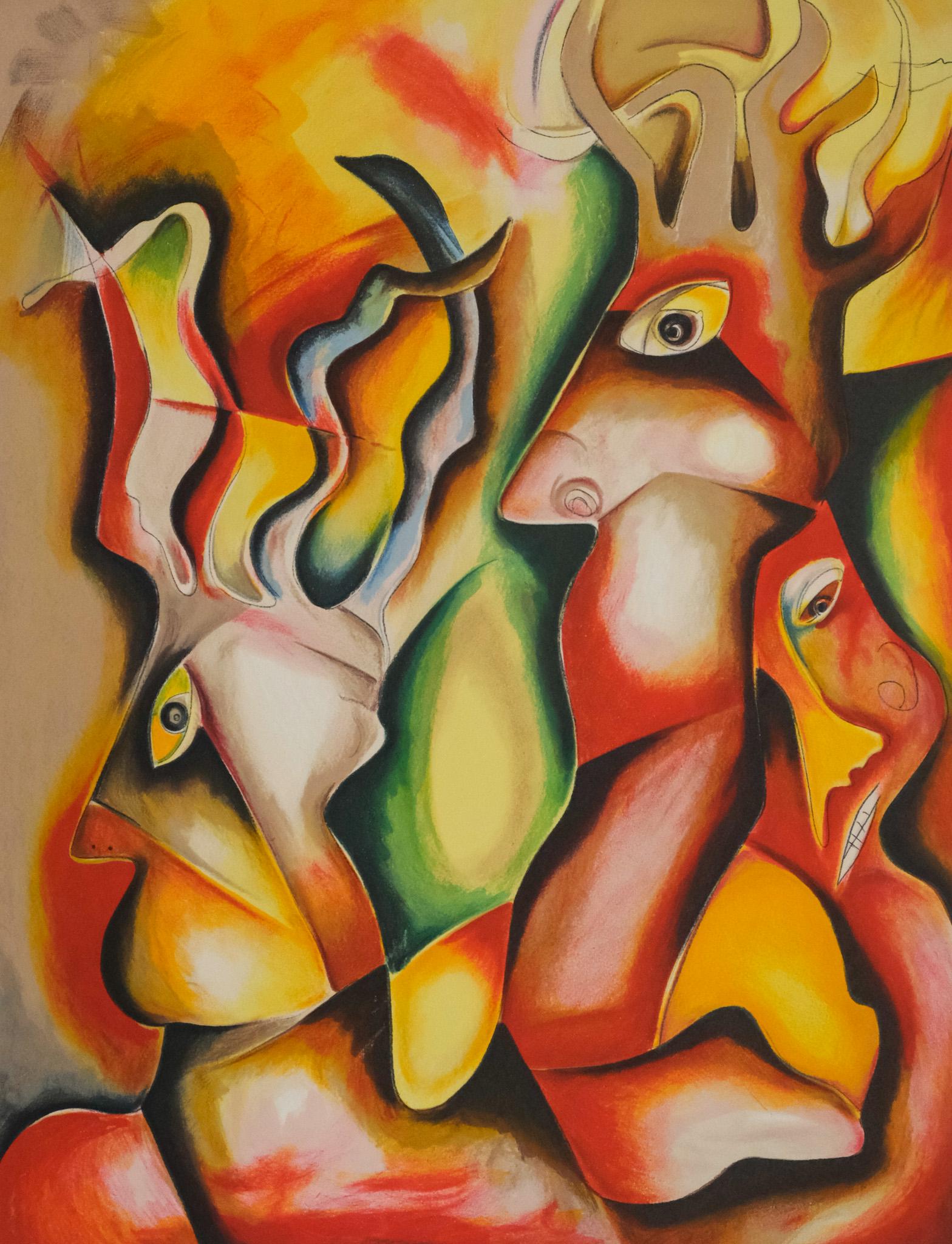 Alexandra Nechita, "Nature's Roots" (1 of 4)