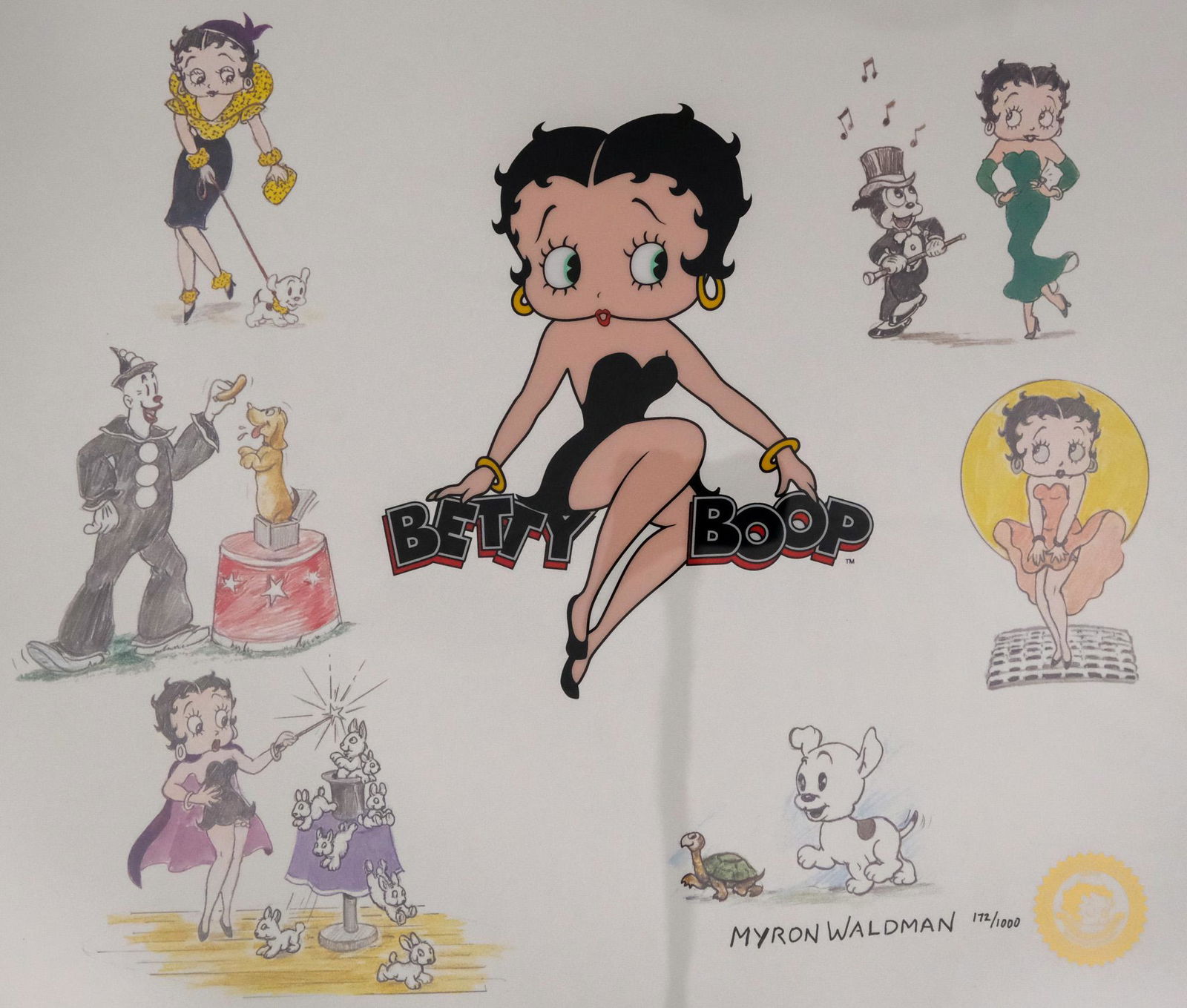 Myron Waldman, Betty Boop Sericel (1 of 3)