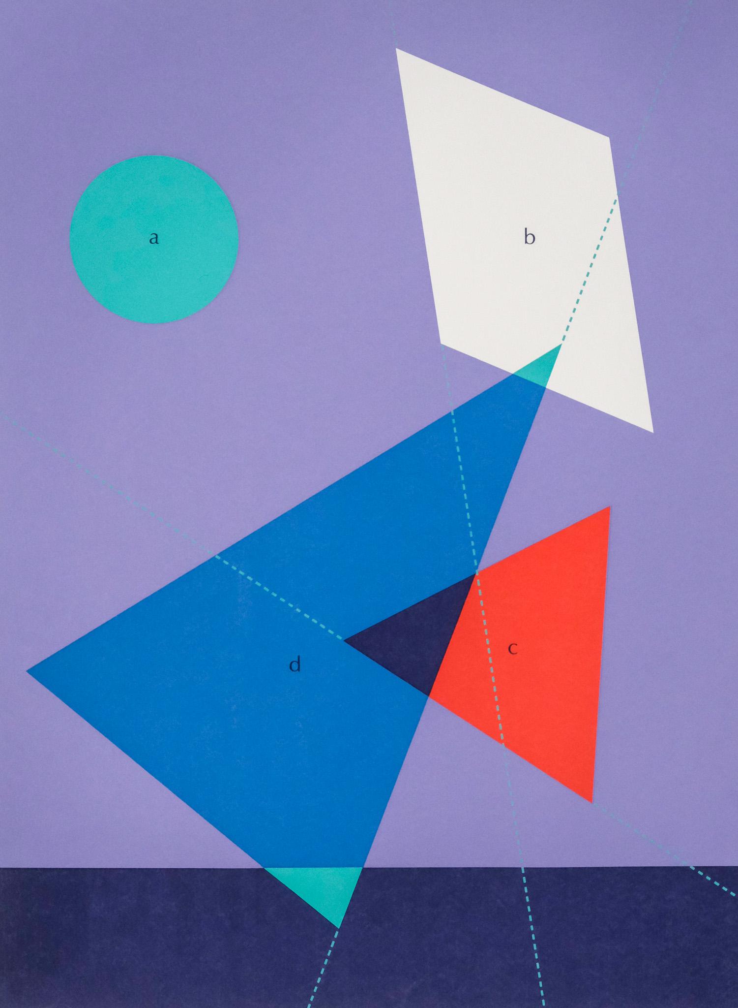 Kyohei Inukai, "Flying High" or "Shapes in Motion": Kyohei Inukai (aka Earle Goodenow), (American, 1913-1985), limited edition serigraph on paper, pencil signed "Inukai" l.r., numbered "30/200" l.l., 24" x 32" image size, 26 1/4" x 35" sheet size, Circ
