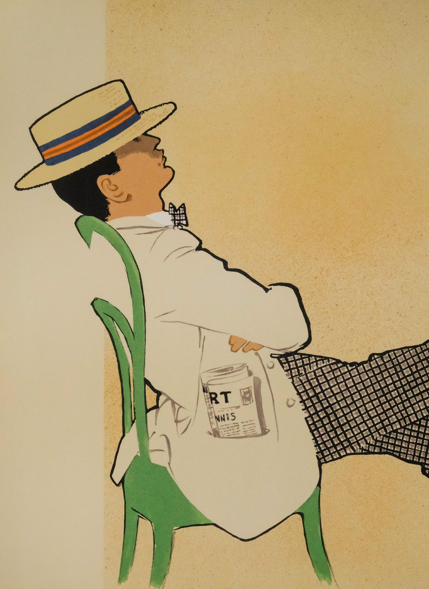 Rene Gruau, "Le Balcon A Nice" (1 of 3)