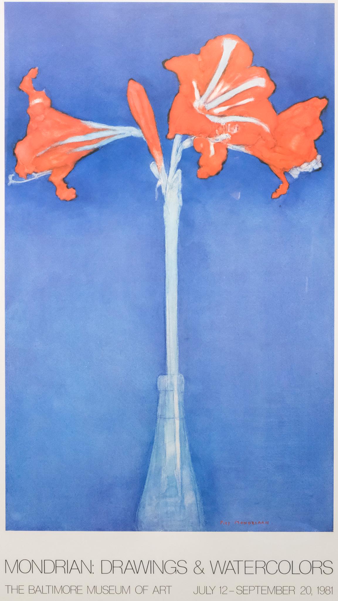 Piet Mondrian, 1981 Exhibition Poster (1 of 6)