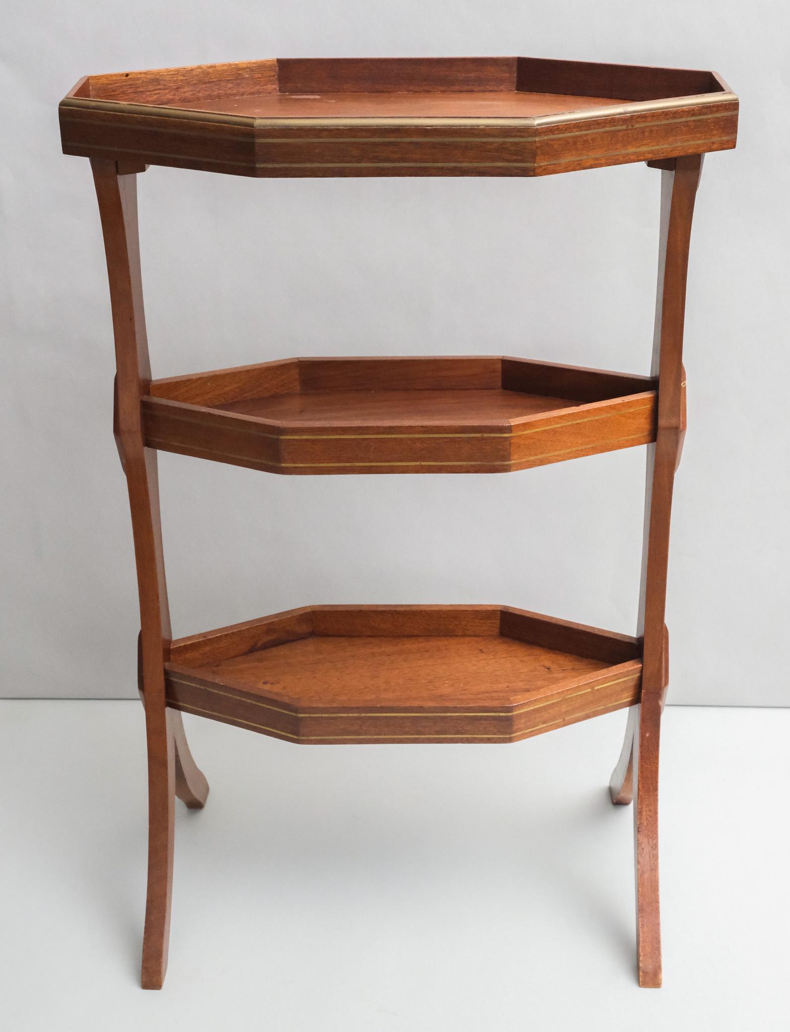 French Octagonal Three-Tier Stand (1 of 7)