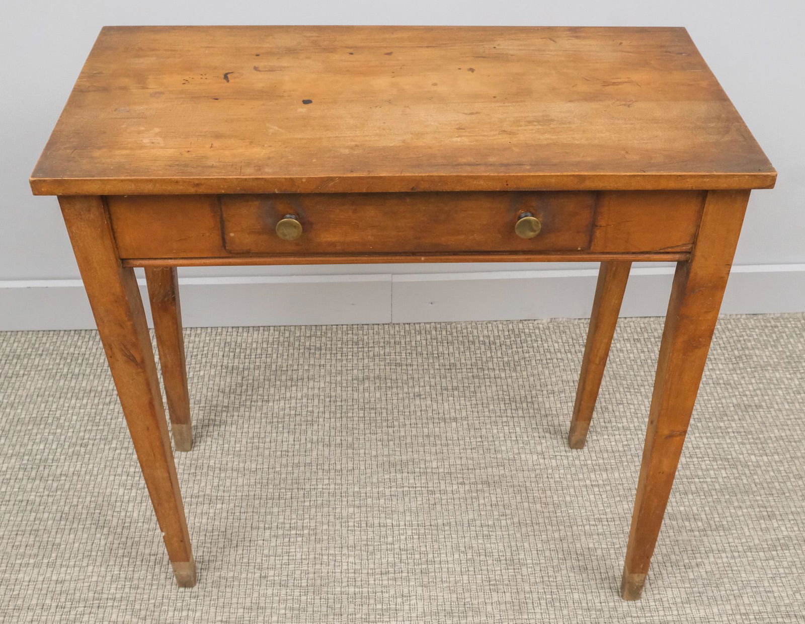 Vintage Americana Pine Console Table (1 of 8)