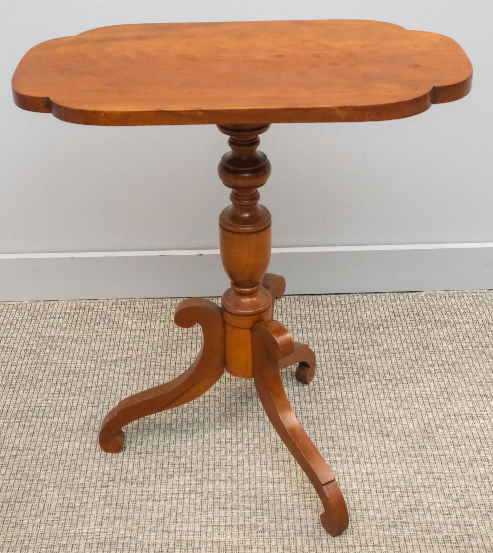 American Cherry Tilt Top Candle Stand (1 of 11)