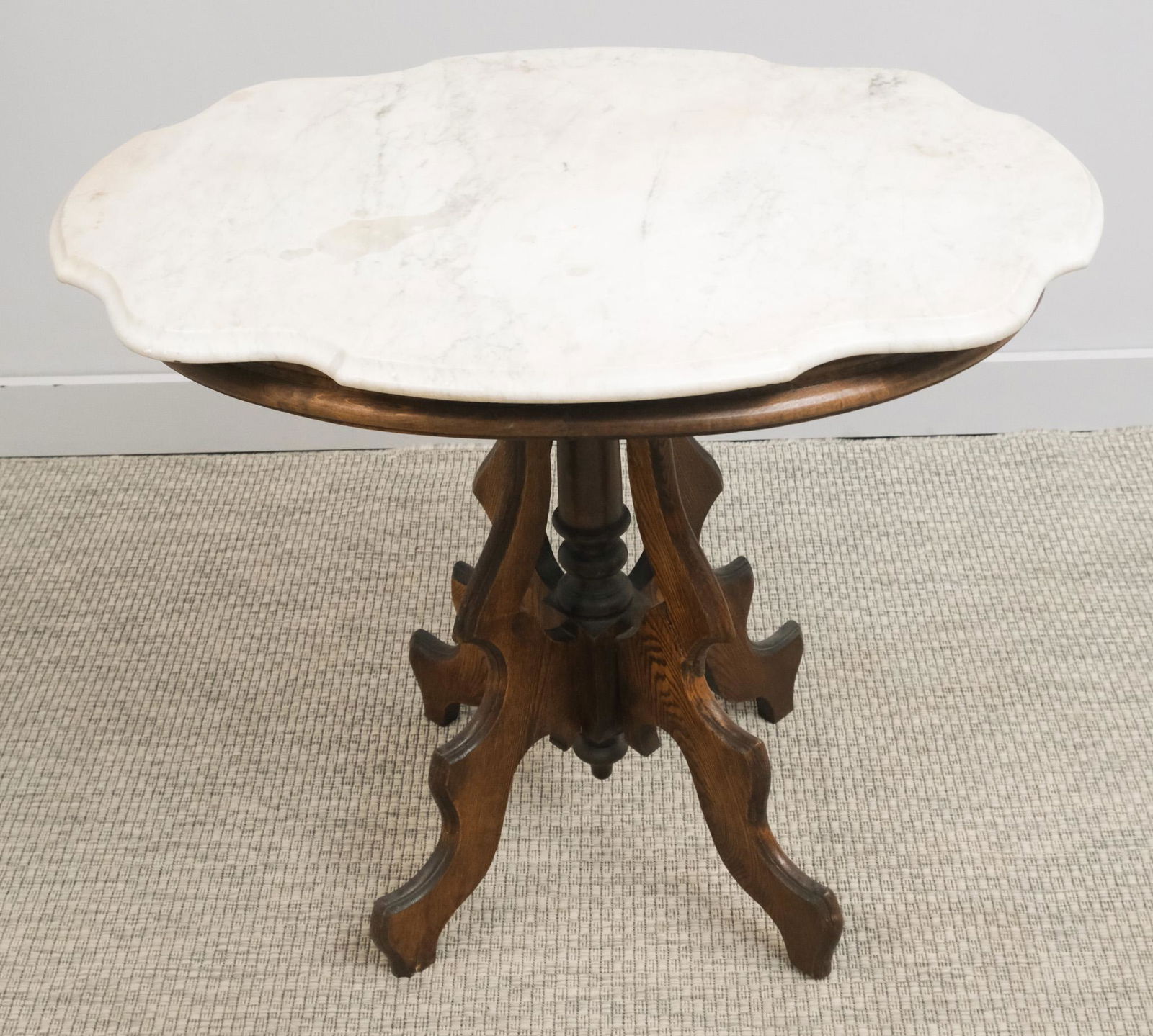 Victorian Marble Top Table (1 of 7)