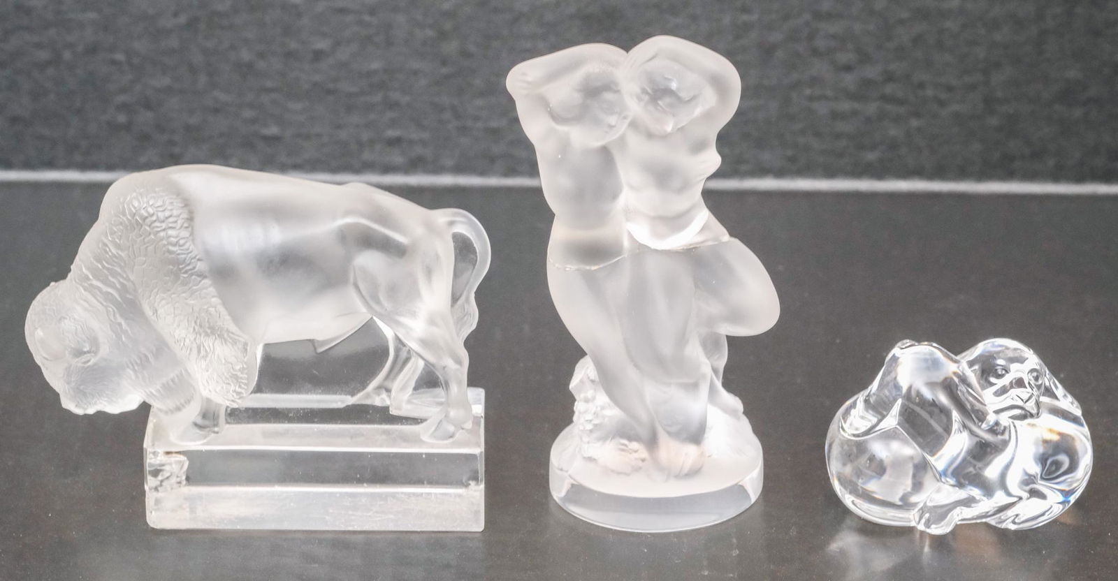 2 Lalique and 1 Steuben crystal Figurines (1 of 15)