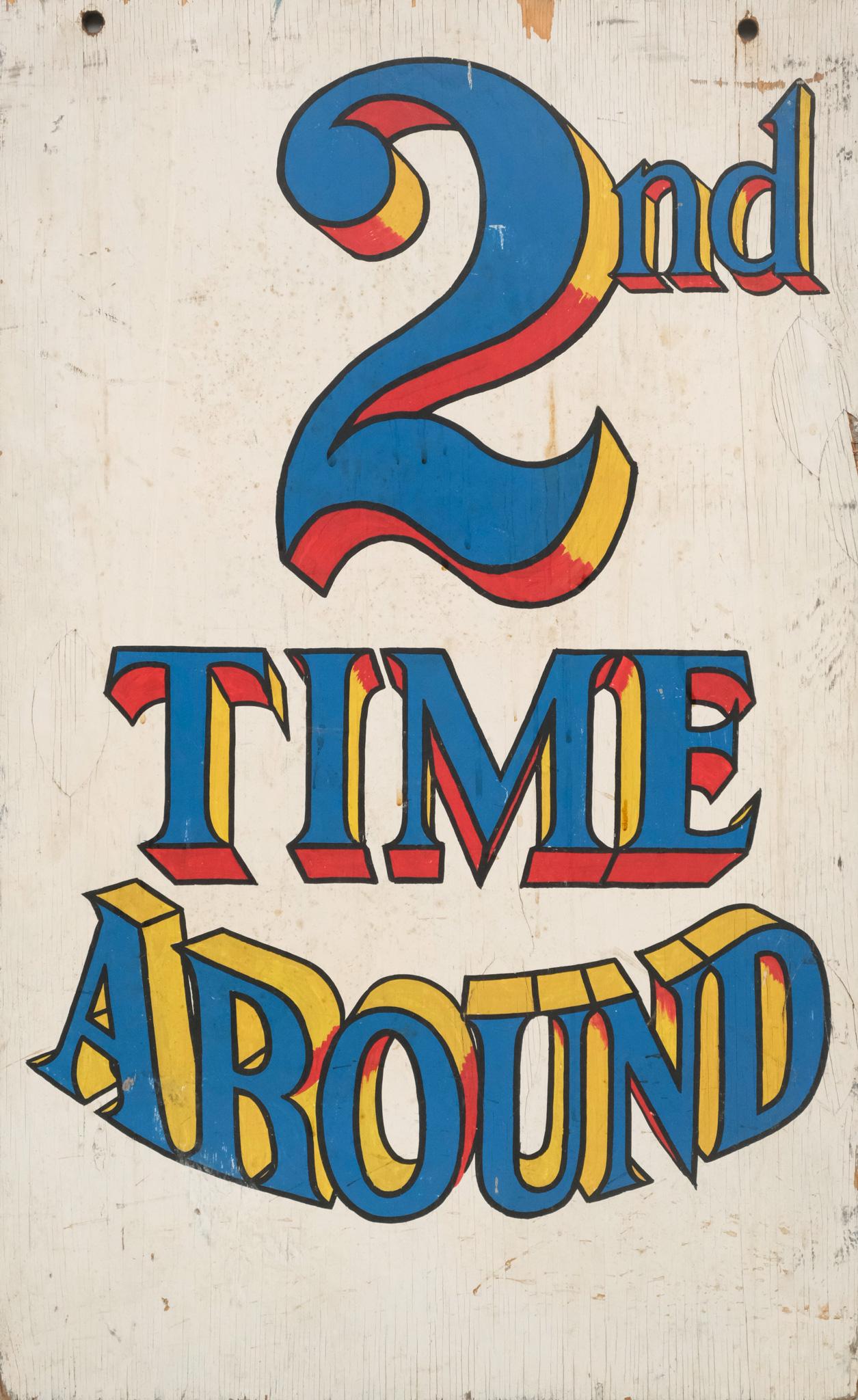 "2nd Time Around" Vintage Shop Sign (1 of 4)