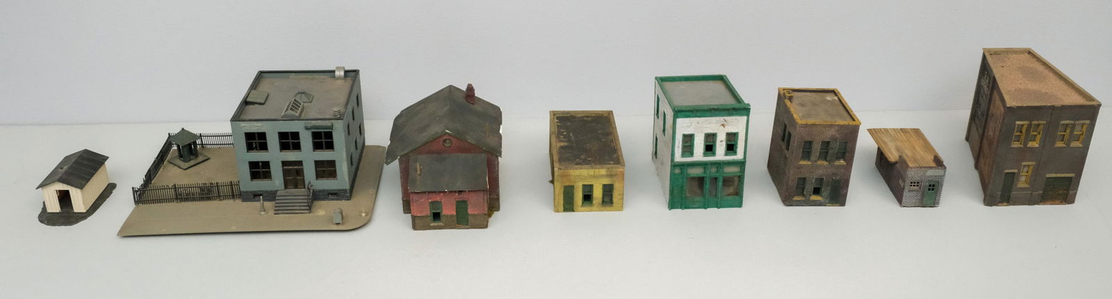 Group of Vintage Model Train Buildings (1 of 19)