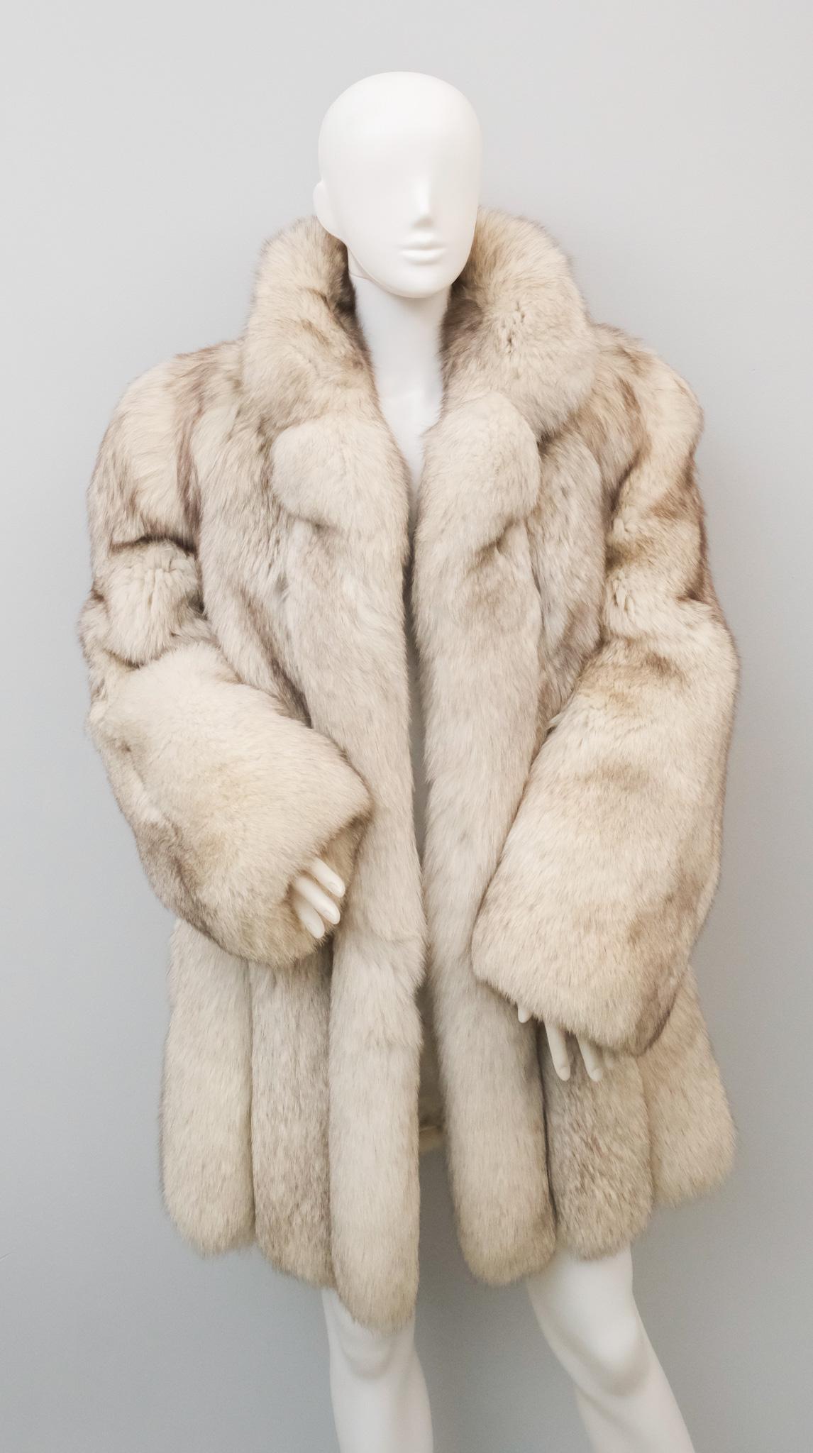 Gray Fox Fur Coat (1 of 10)