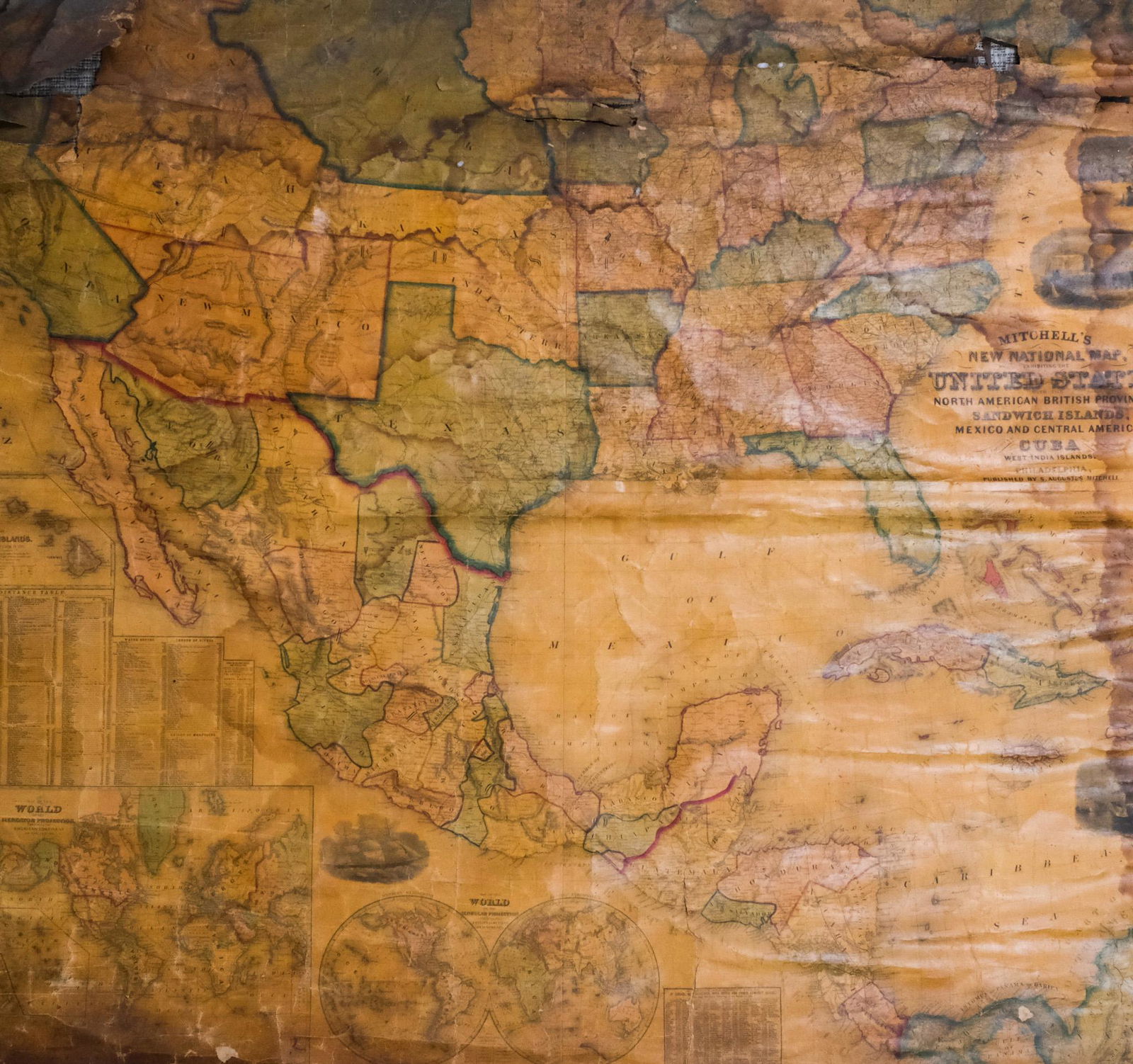 Mitchell's National Map, 1858 (1 of 7)